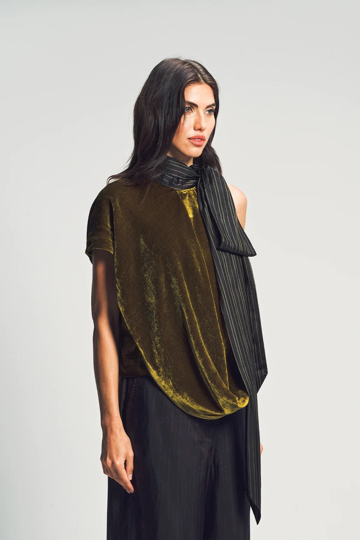 DRIES VAN NOTEN | CRESTA VELVET TOP