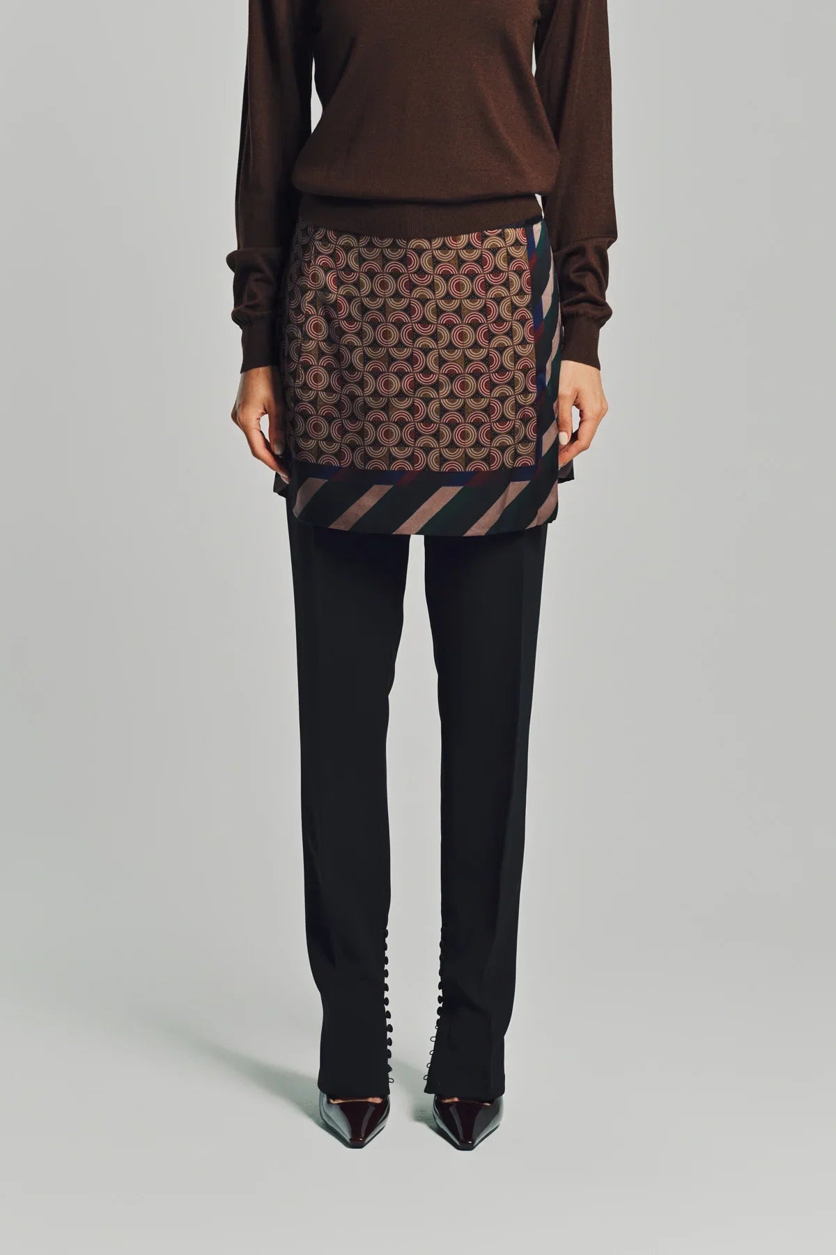 DRIES VAN NOTEN | PRINTED WRAP SKIRT