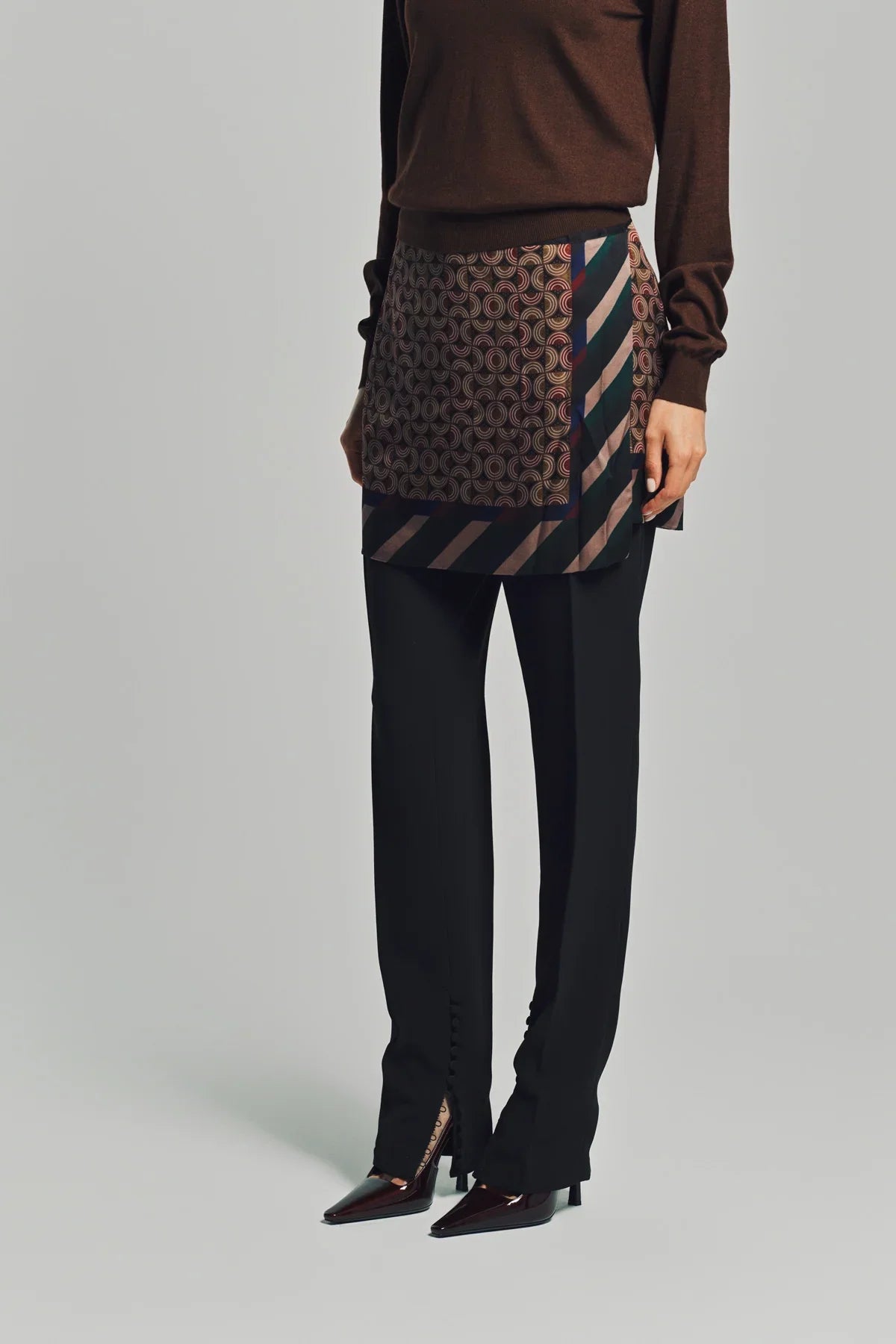 DRIES VAN NOTEN | PRINTED WRAP SKIRT