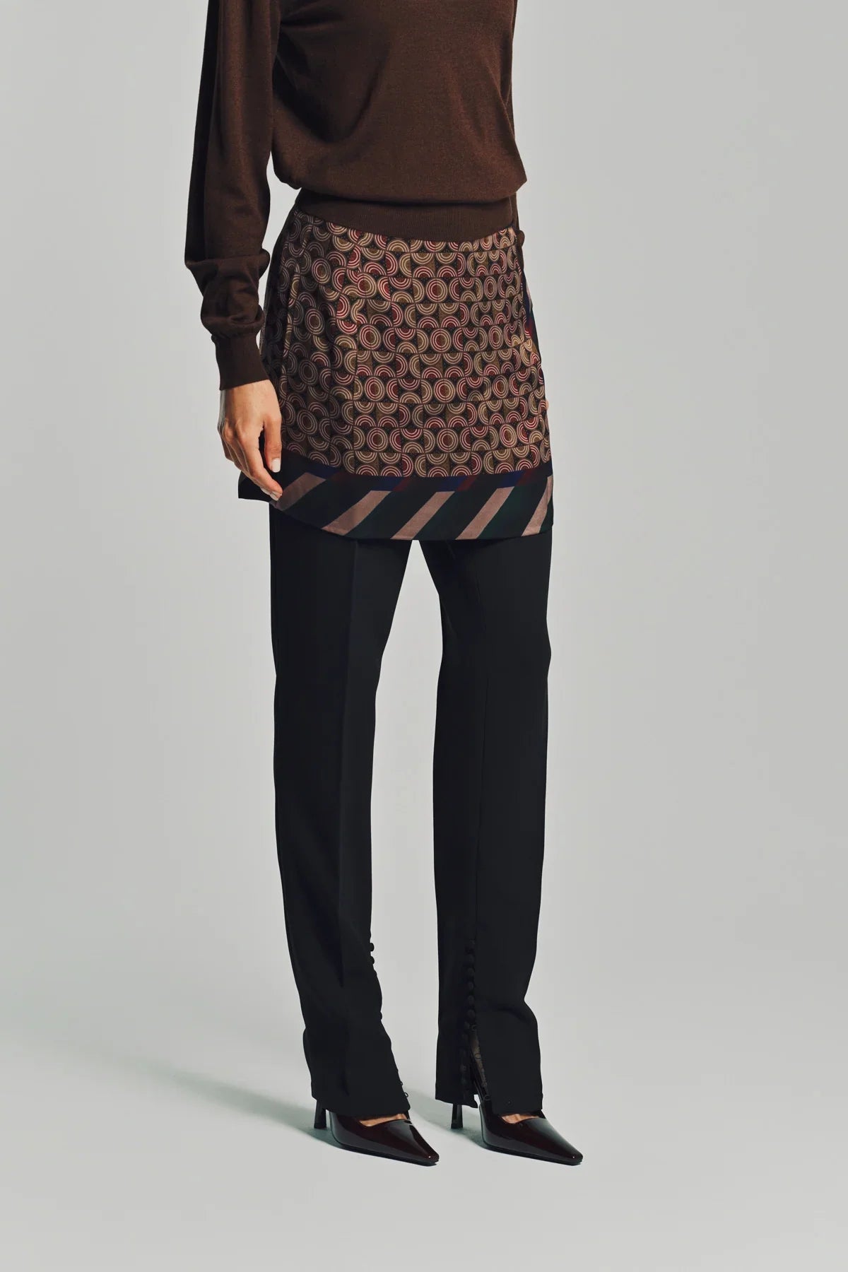 DRIES VAN NOTEN | PRINTED WRAP SKIRT