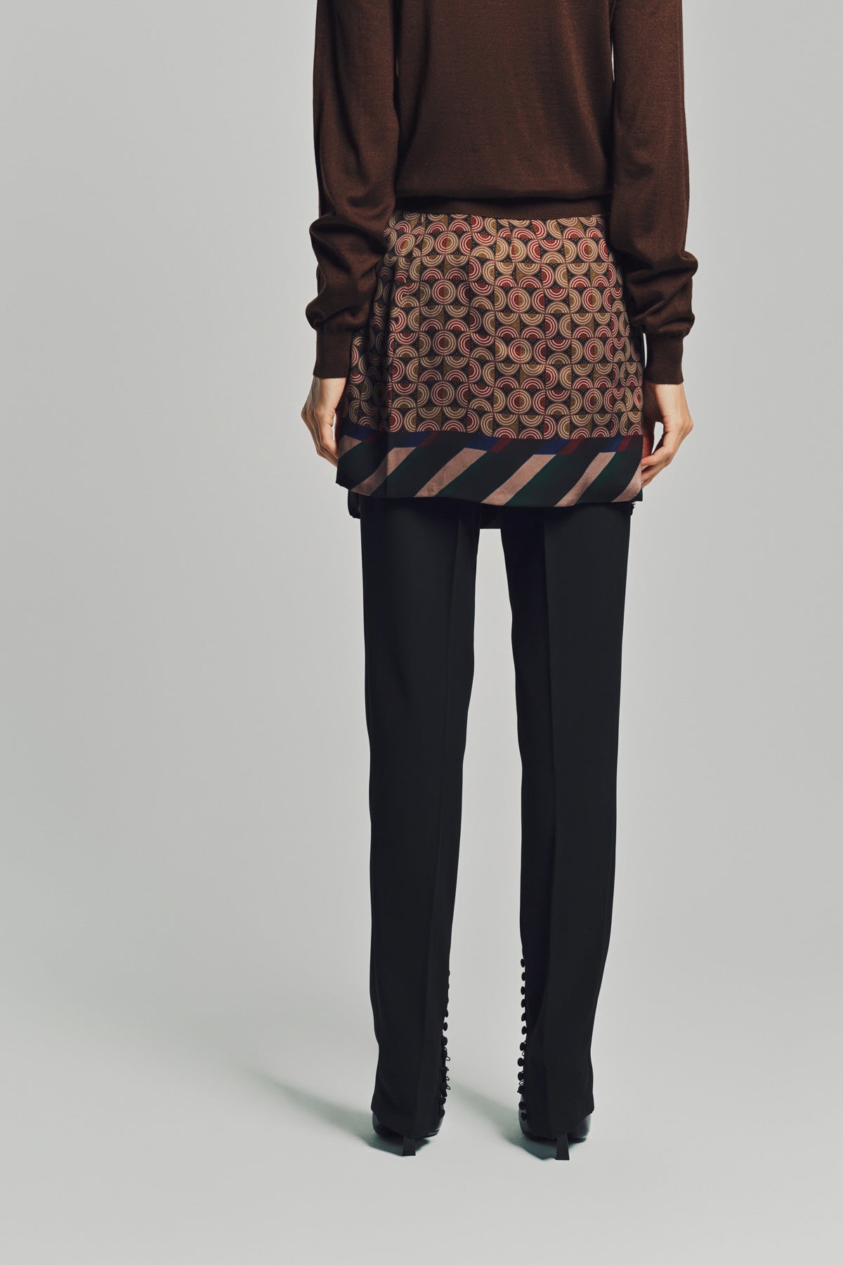 DRIES VAN NOTEN | PRINTED WRAP SKIRT