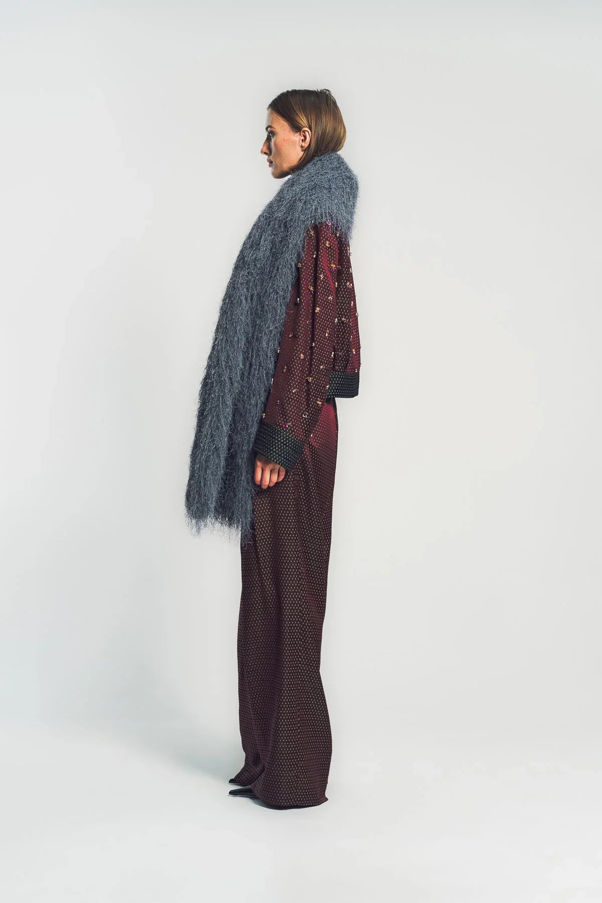 DRIES VAN NOTEN | FRINGE SCARF