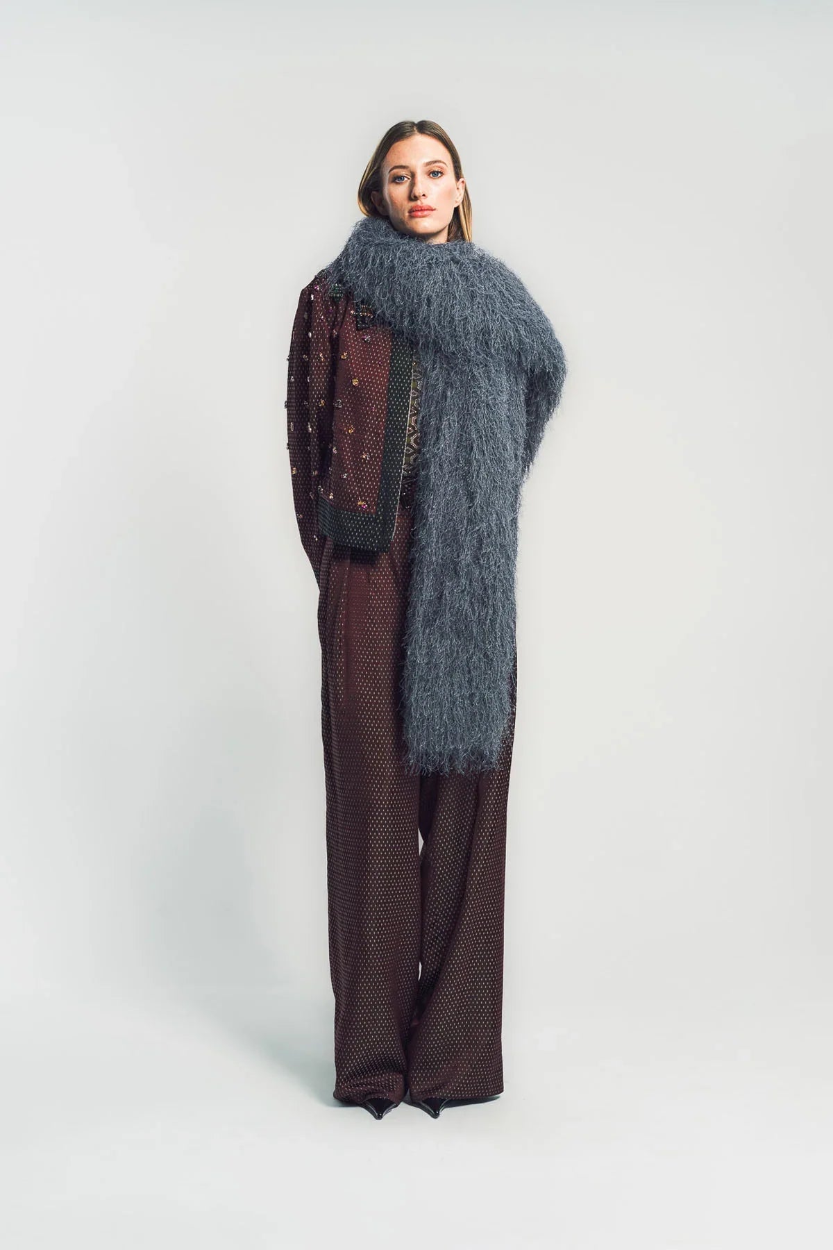 DRIES VAN NOTEN | FRINGE SCARF