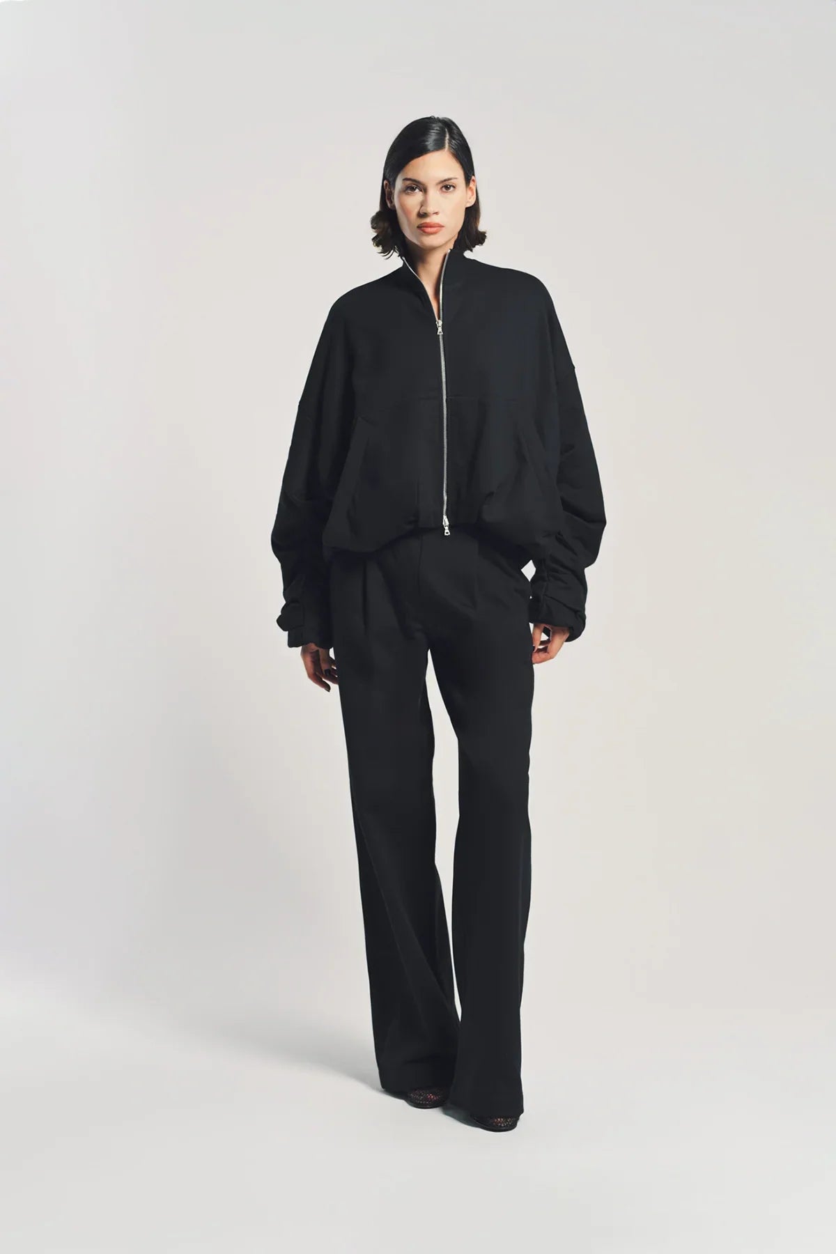 DRIES VAN NOTEN | DRAPED JERSEY JACKET