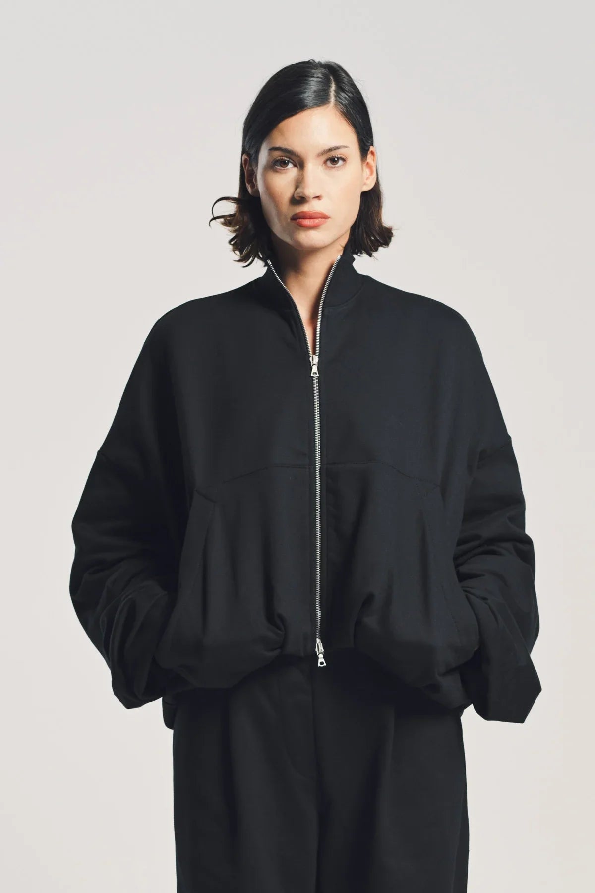 DRIES VAN NOTEN | DRAPED JERSEY JACKET