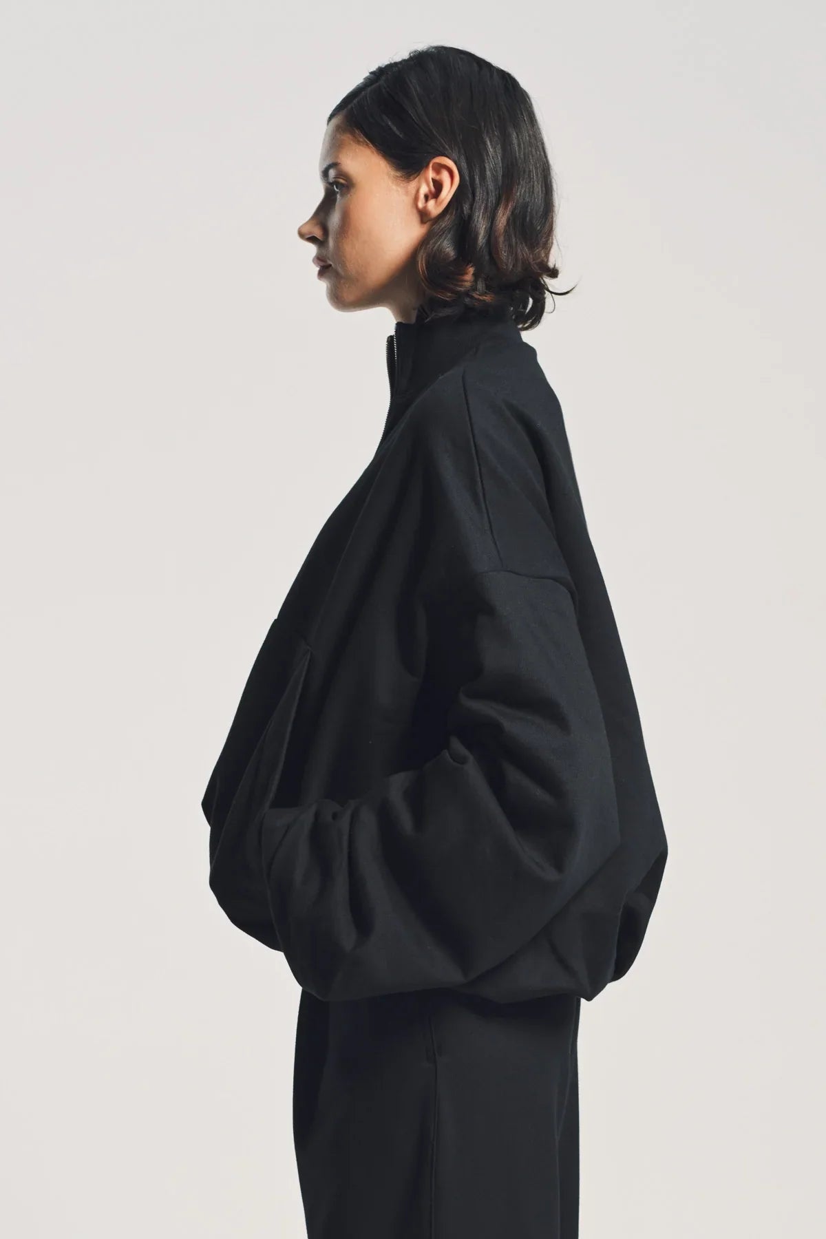 DRIES VAN NOTEN | DRAPED JERSEY JACKET