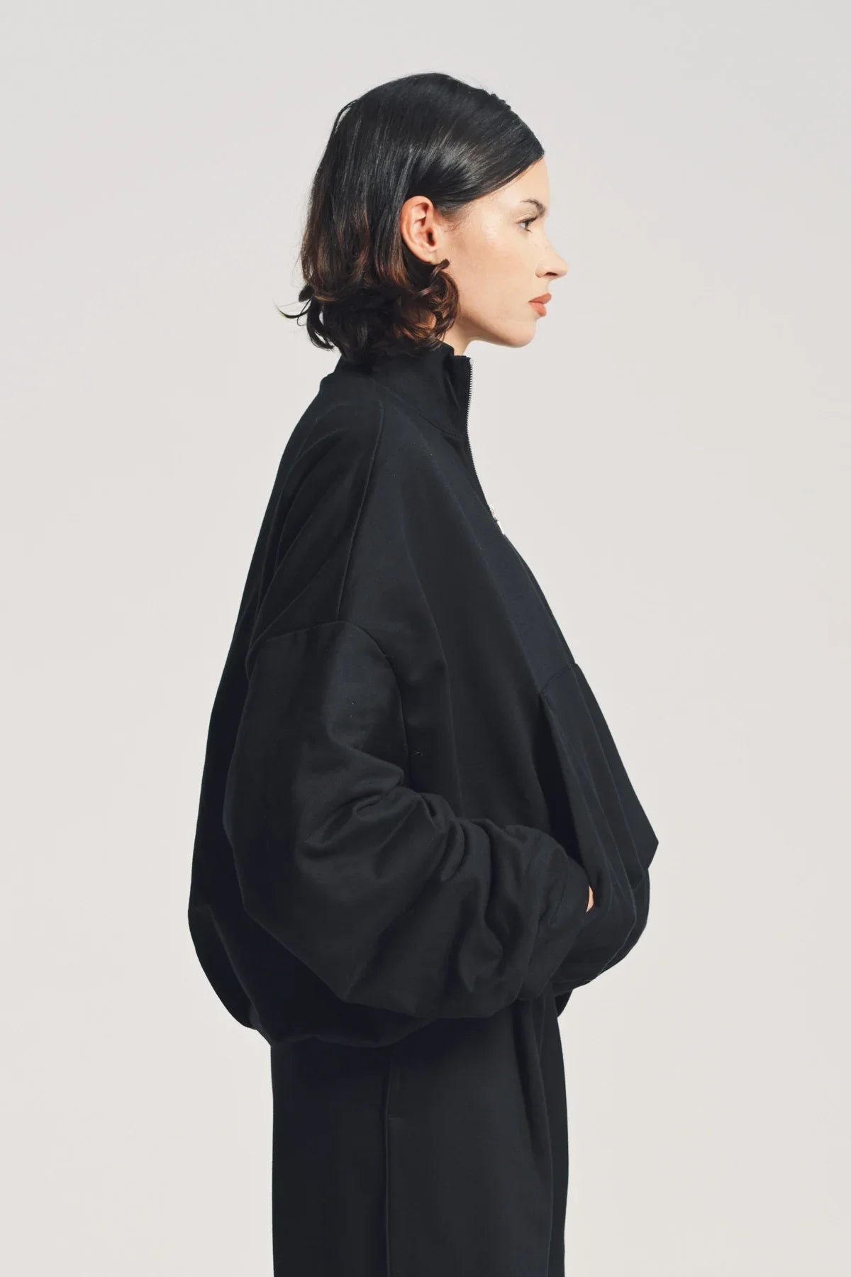 DRIES VAN NOTEN | DRAPED JERSEY JACKET