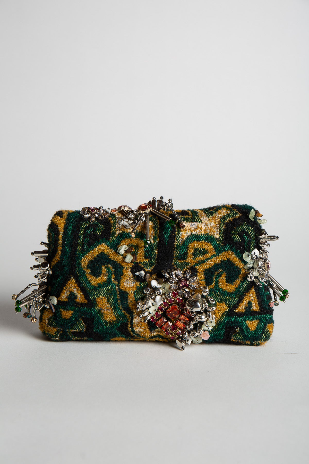 DRIES VAN NOTEN | EMBELLISHED ENVELOPE BAG