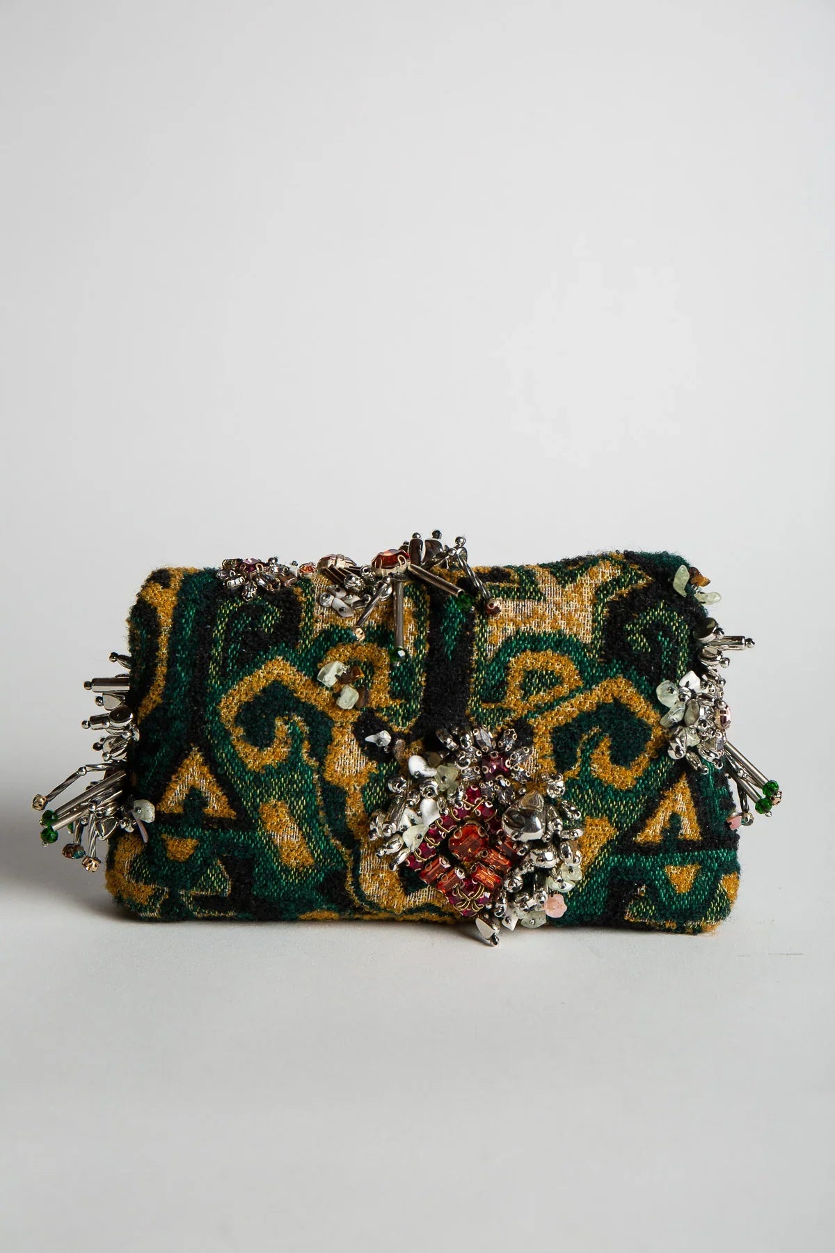 DRIES VAN NOTEN | EMBELLISHED ENVELOPE BAG