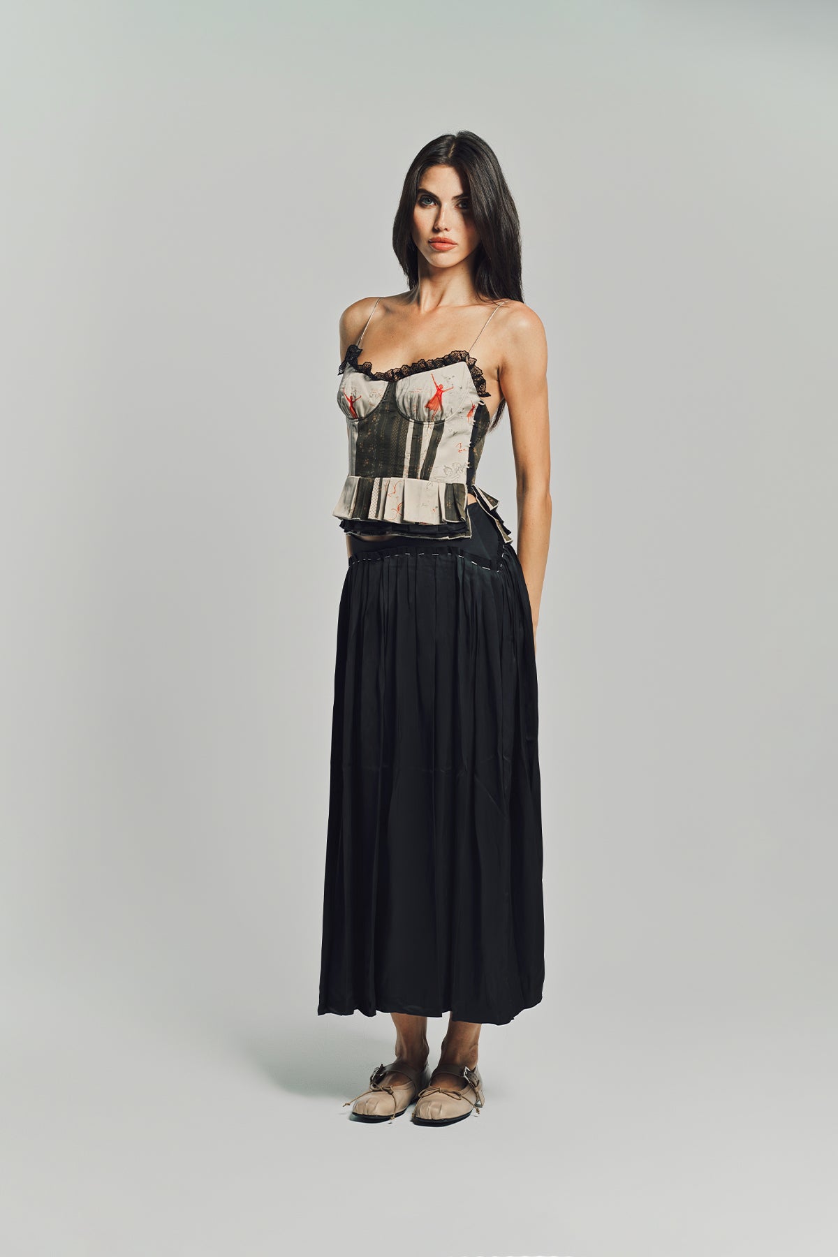 MERUERT TOLEGEN | INNER WORLD PLEATED TOP