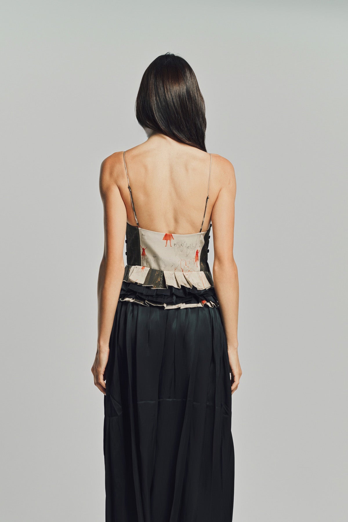 MERUERT TOLEGEN | INNER WORLD PLEATED TOP