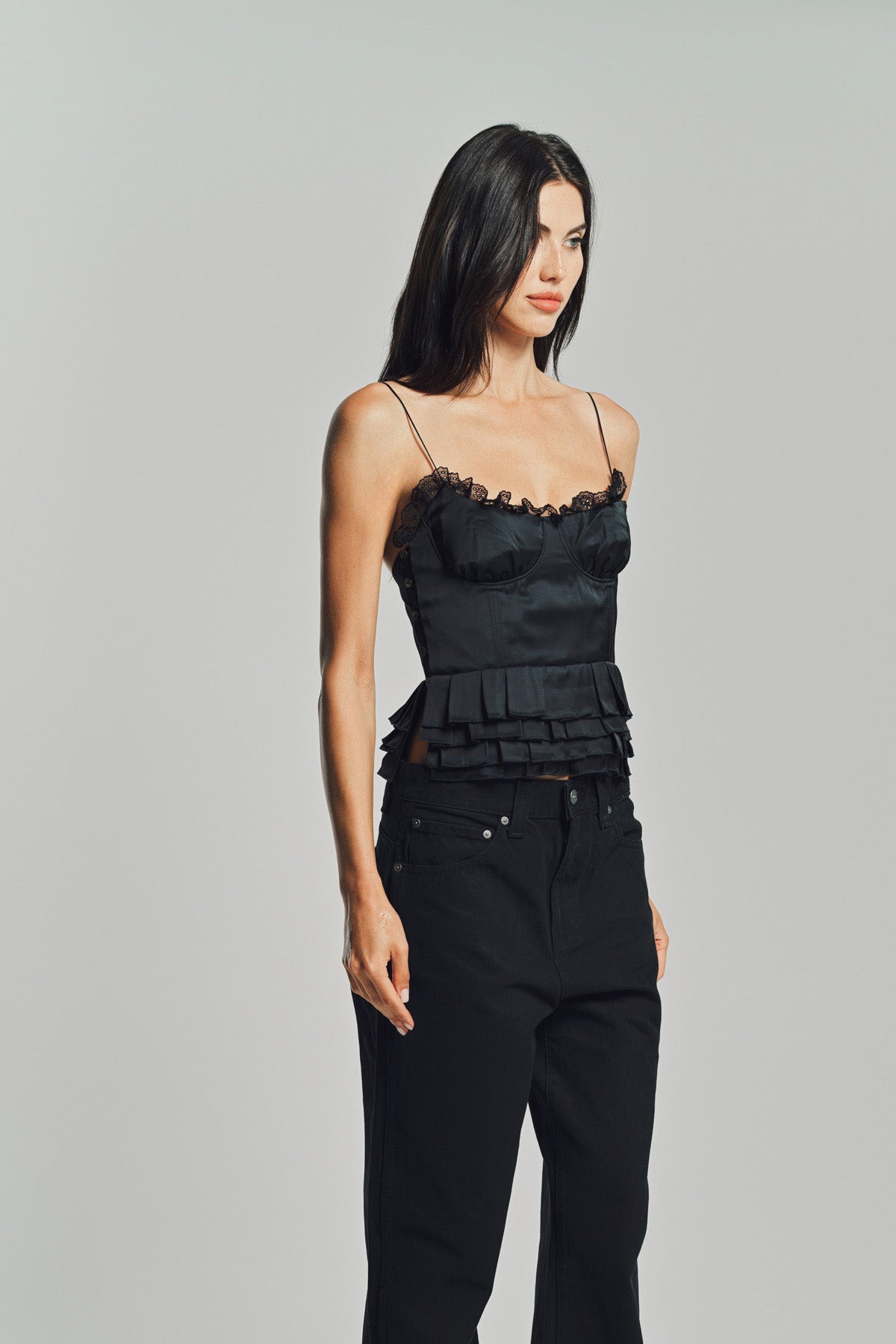MERUERT TOLEGEN | LIQUID PLEATED TOP