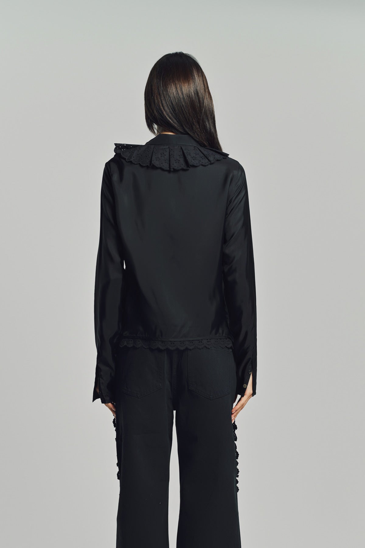 MERUERT TOLEGEN | VARIATED PLEATED BLOUSE