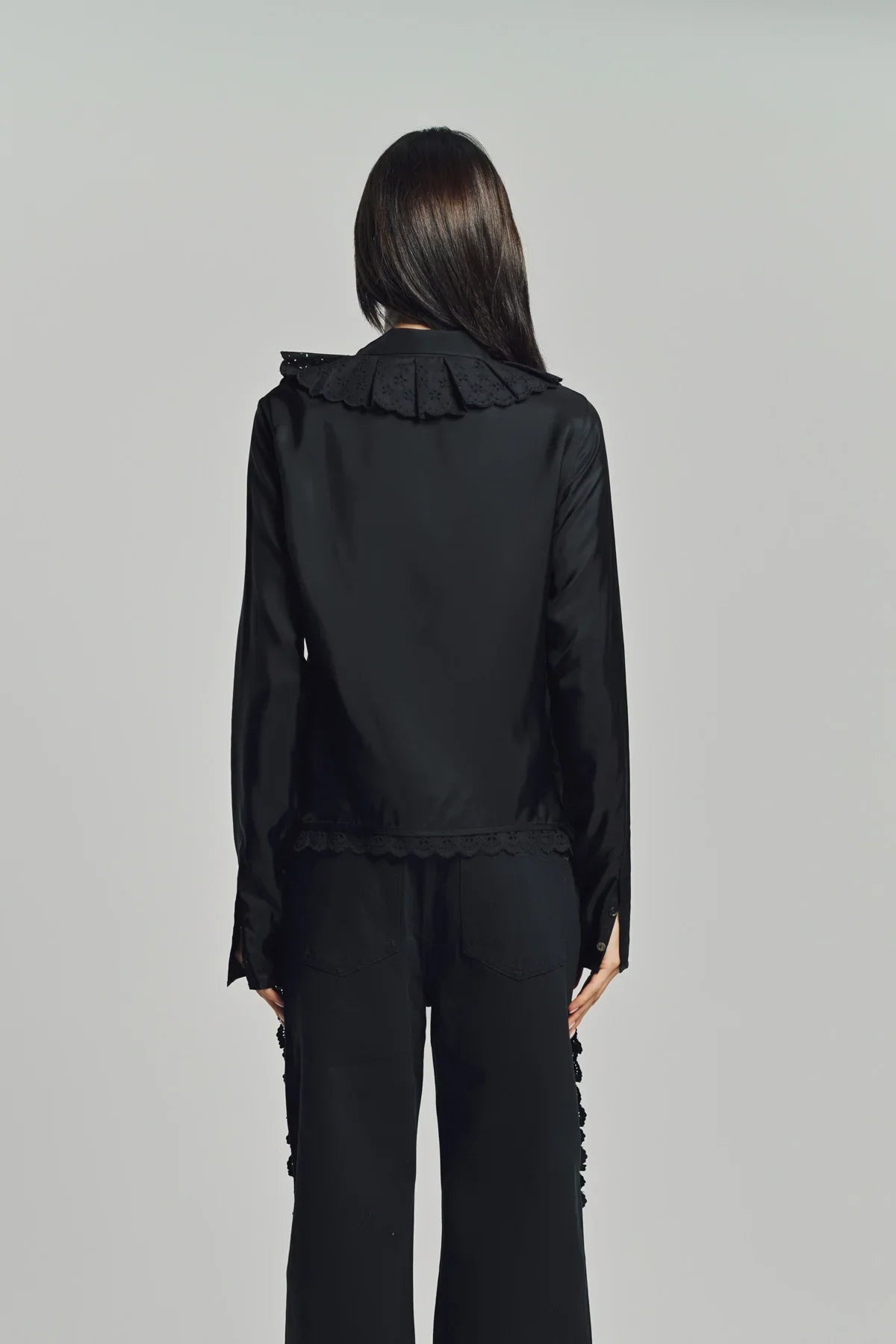 MERUERT TOLEGEN | VARIATED PLEATED BLOUSE