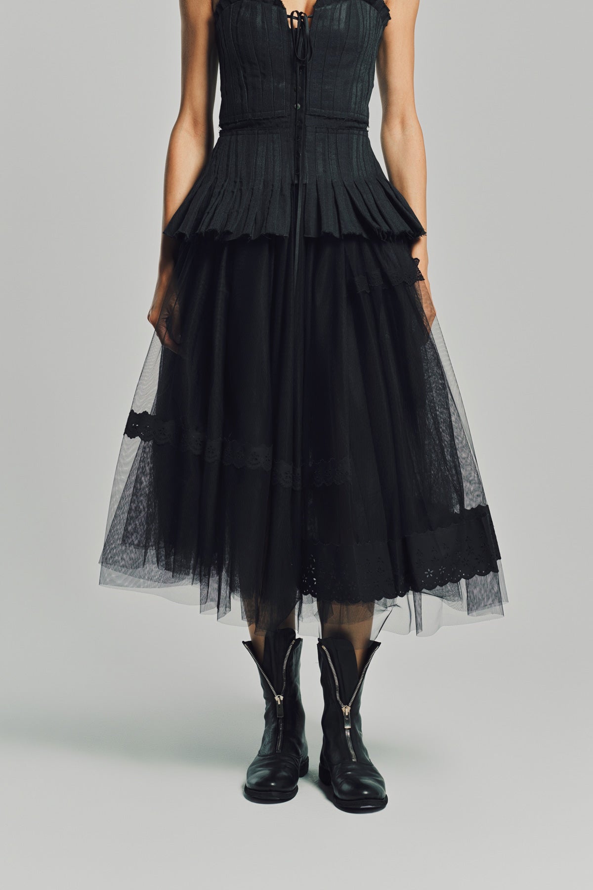 MERUERT TOLEGEN | VOLUME TULLE SKIRT