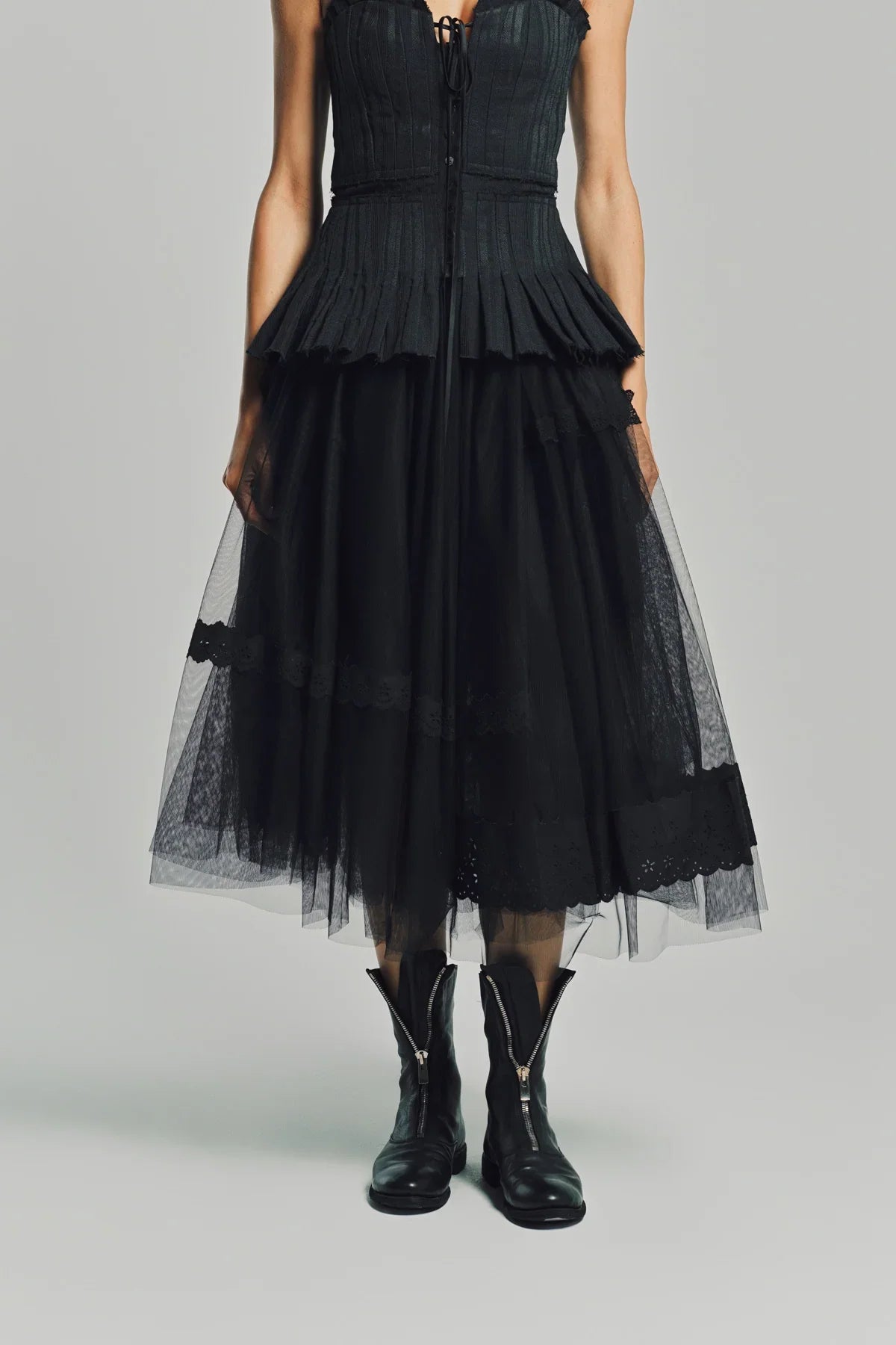 MERUERT TOLEGEN | VOLUME TULLE SKIRT