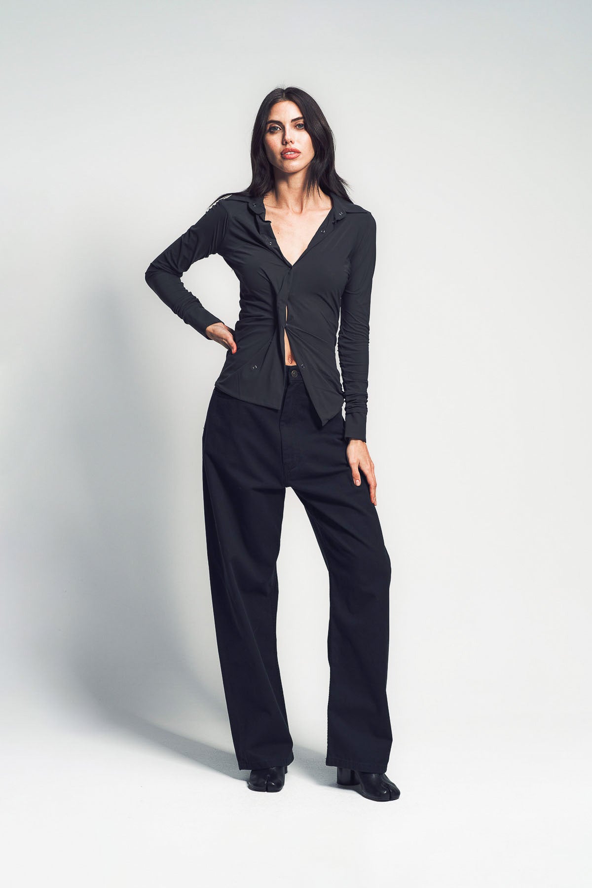 OTTOLINGER | TWISTED LONG SLEEVE SHIRT