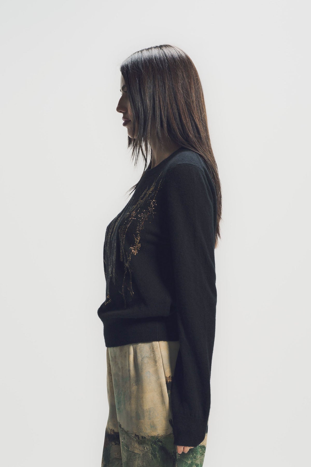 LIBERTINE | ‘CROWN OF THORNS’ SHRUNKEN PULLOVER SWEATER