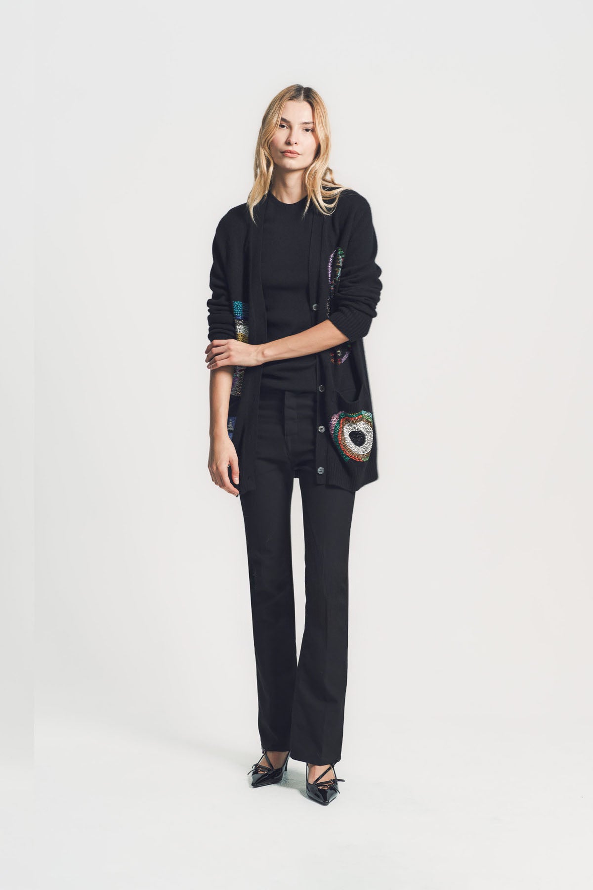 LIBERTINE | ‘SONIA CRYSTAL’ OVERSIZED CARDIGAN