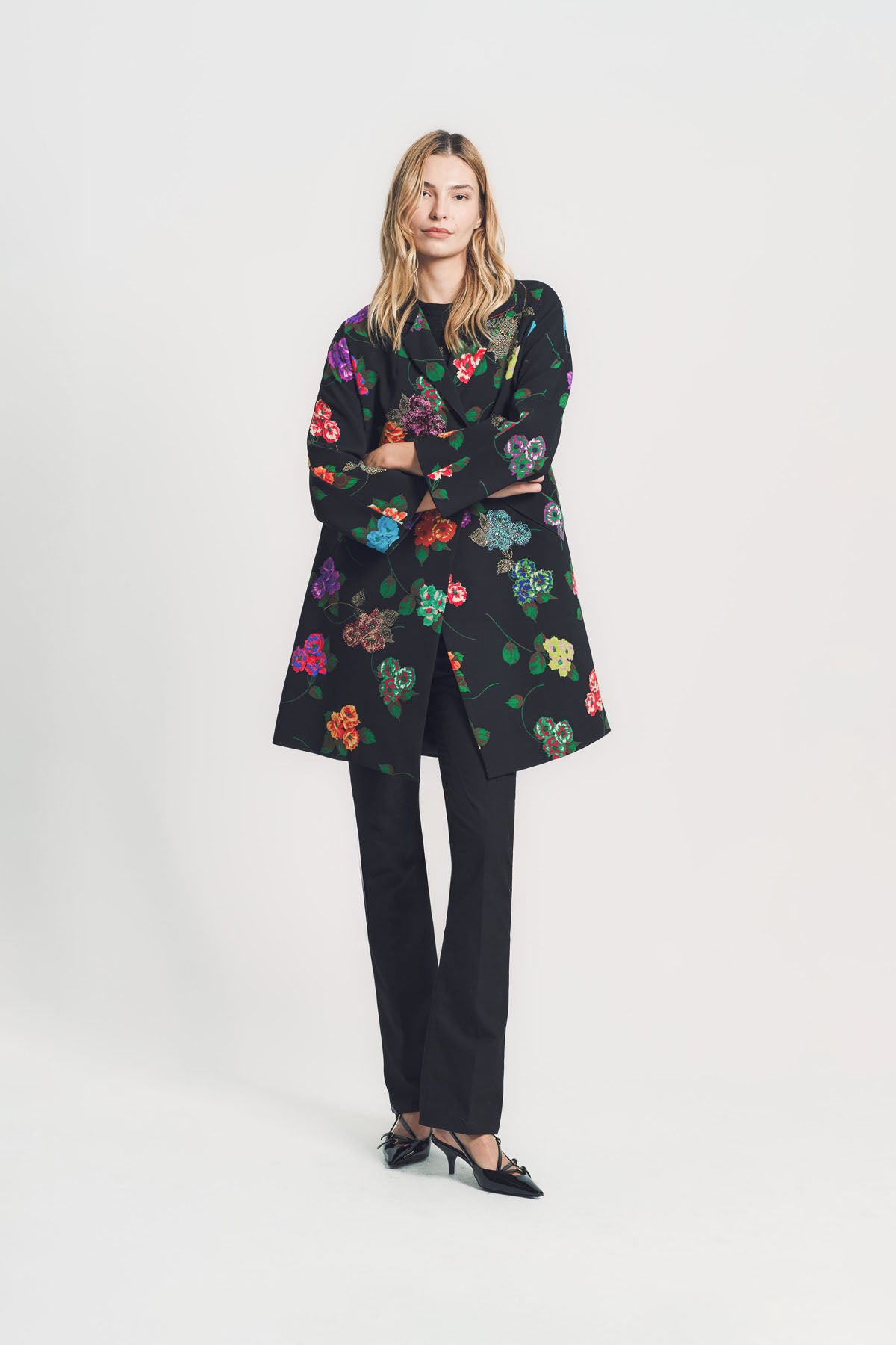 LIBERTINE | ‘ANTIQUE PRIMROSE’ NOTCHED LAPEL COAT