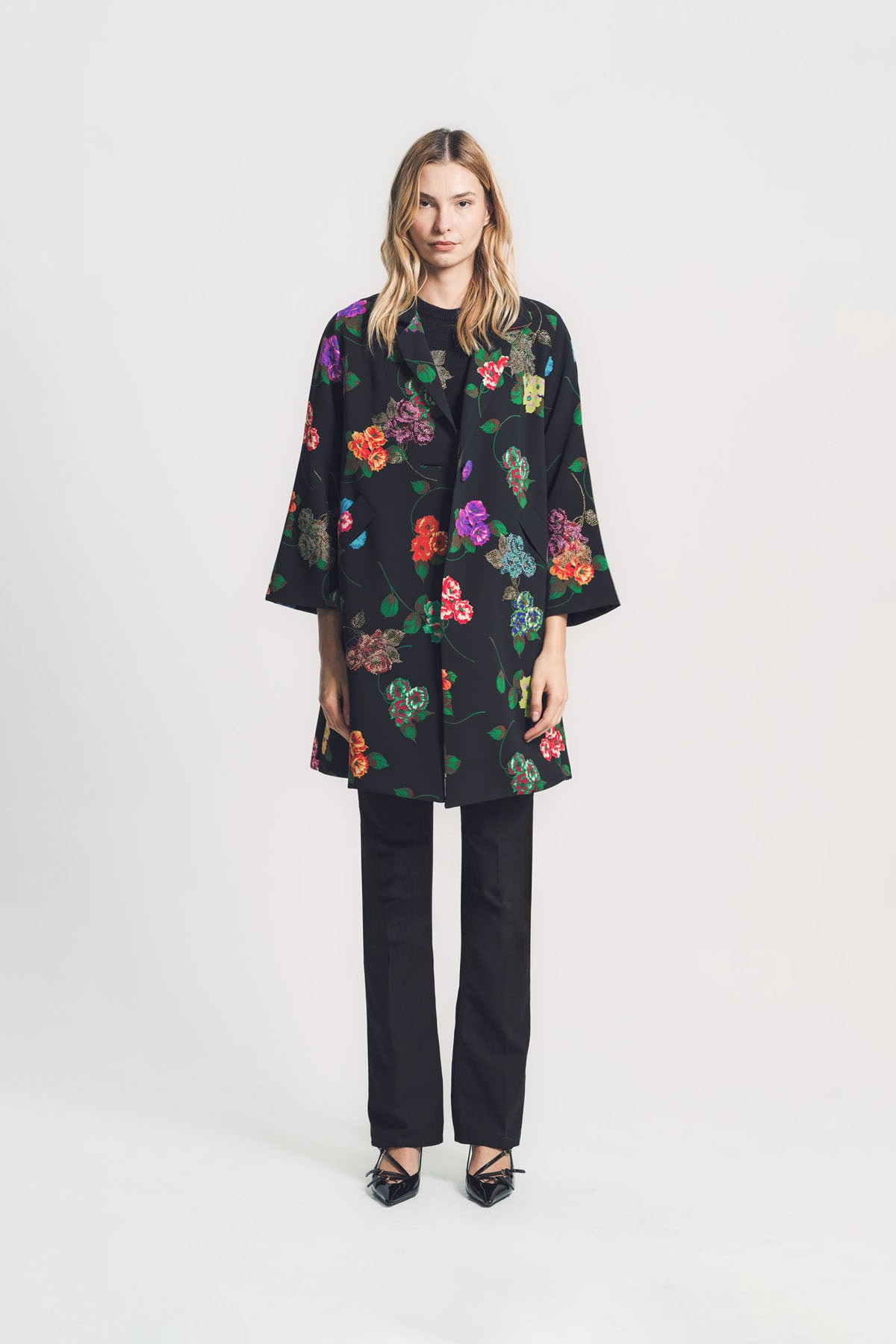 LIBERTINE | ‘ANTIQUE PRIMROSE’ NOTCHED LAPEL COAT