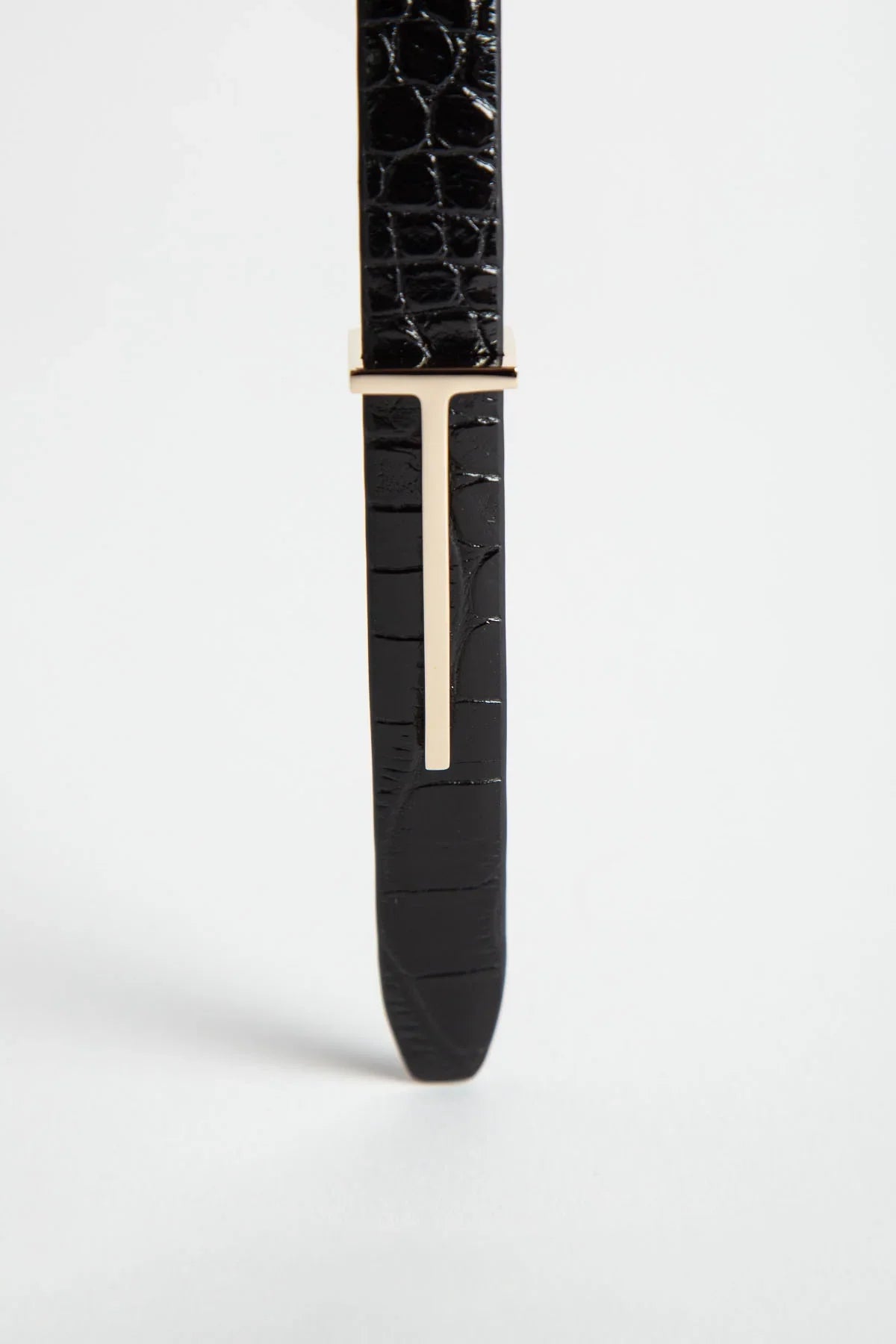 Tom Ford Black And White Leather Belt Tom Ford Leather belt Black - Men | VIETTI Online Store main image 2