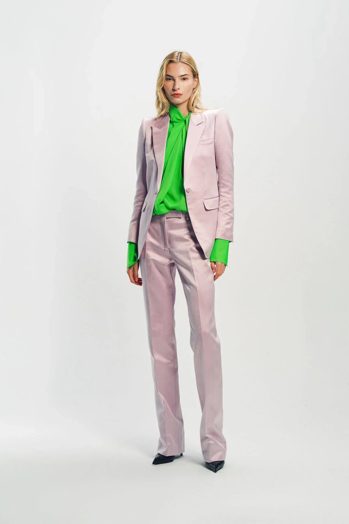 TOM FORD | WASHED COTTON SILK BLEND DUCHESSE SINGLE BREASTED JACKET