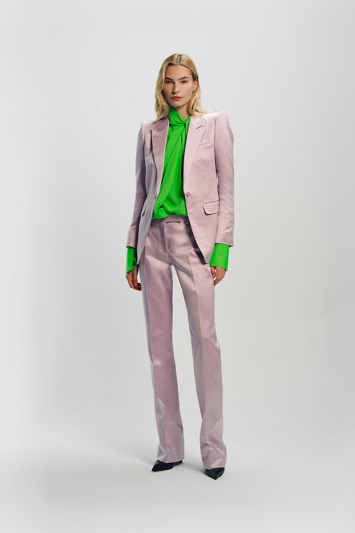 TOM FORD | WASHED COTTON SILK BLEND DUCHESSE SINGLE BREASTED JACKET