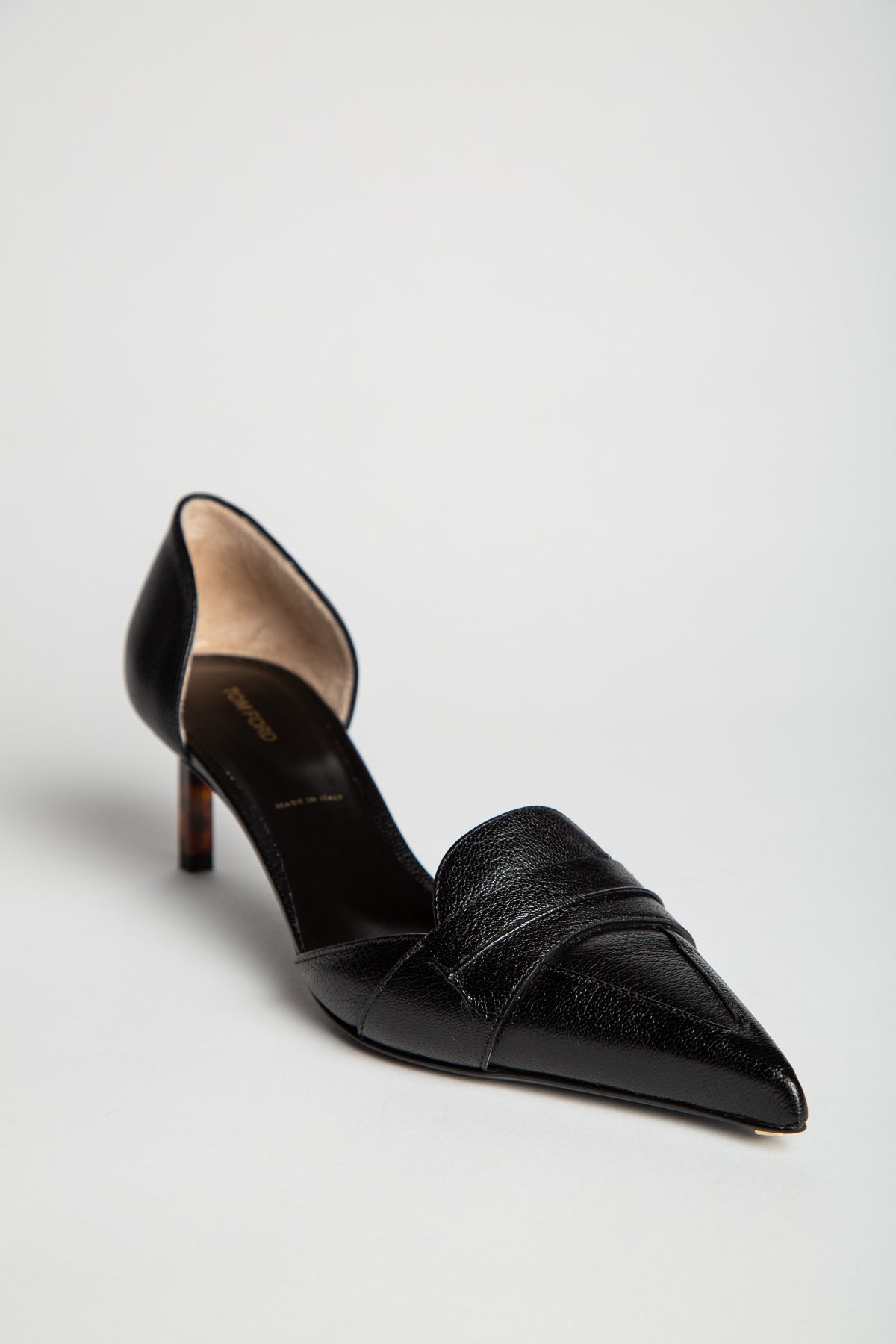 TOM FORD | SUPPLE GRAIN LEATHER EVA D'ORSAY PUMPS