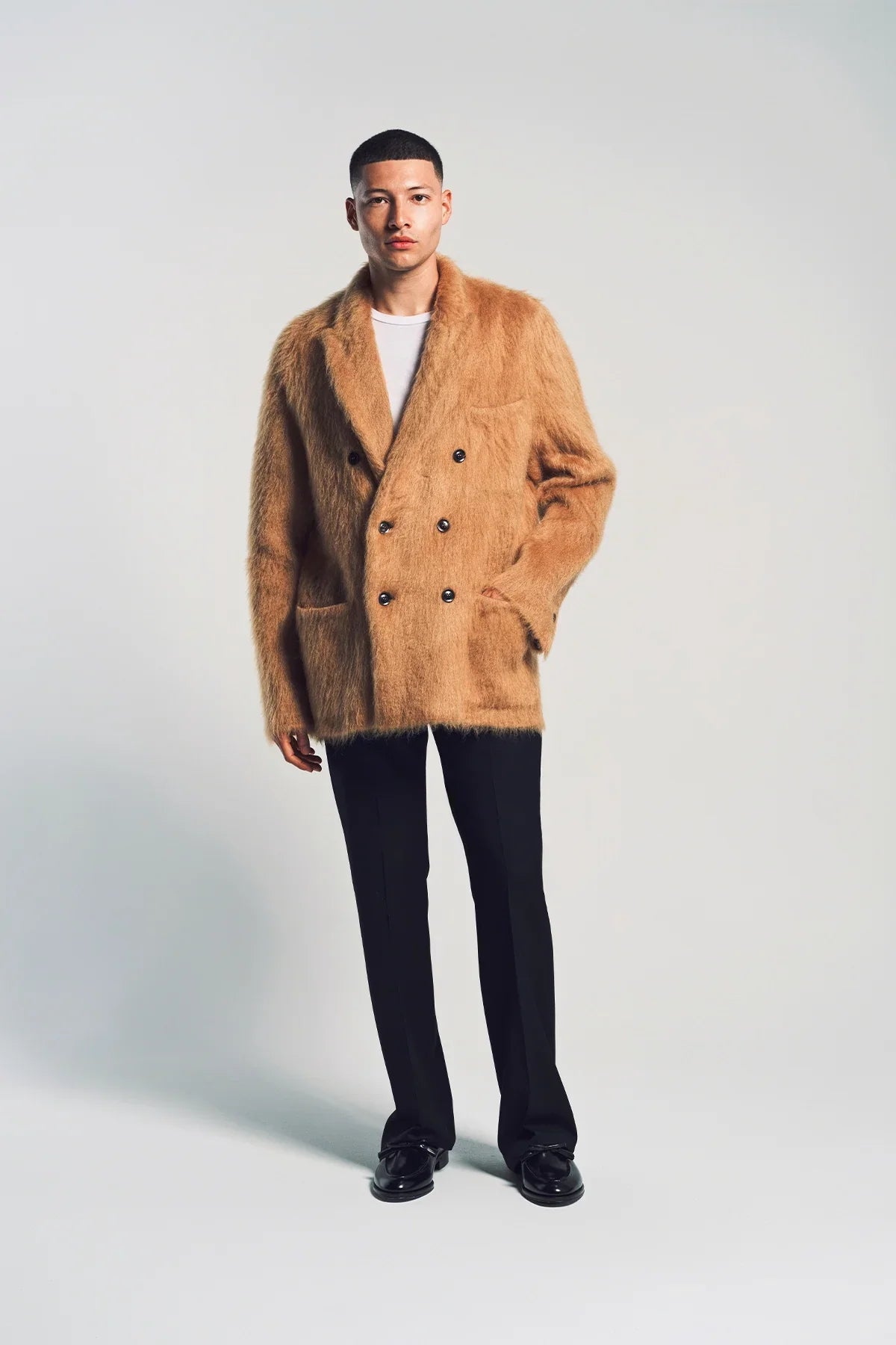 TOM FORD | MOHAIR DOUBLE BREASTED JACKET