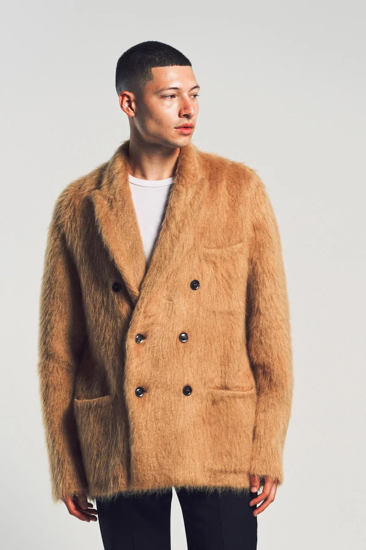 TOM FORD | MOHAIR DOUBLE BREASTED JACKET