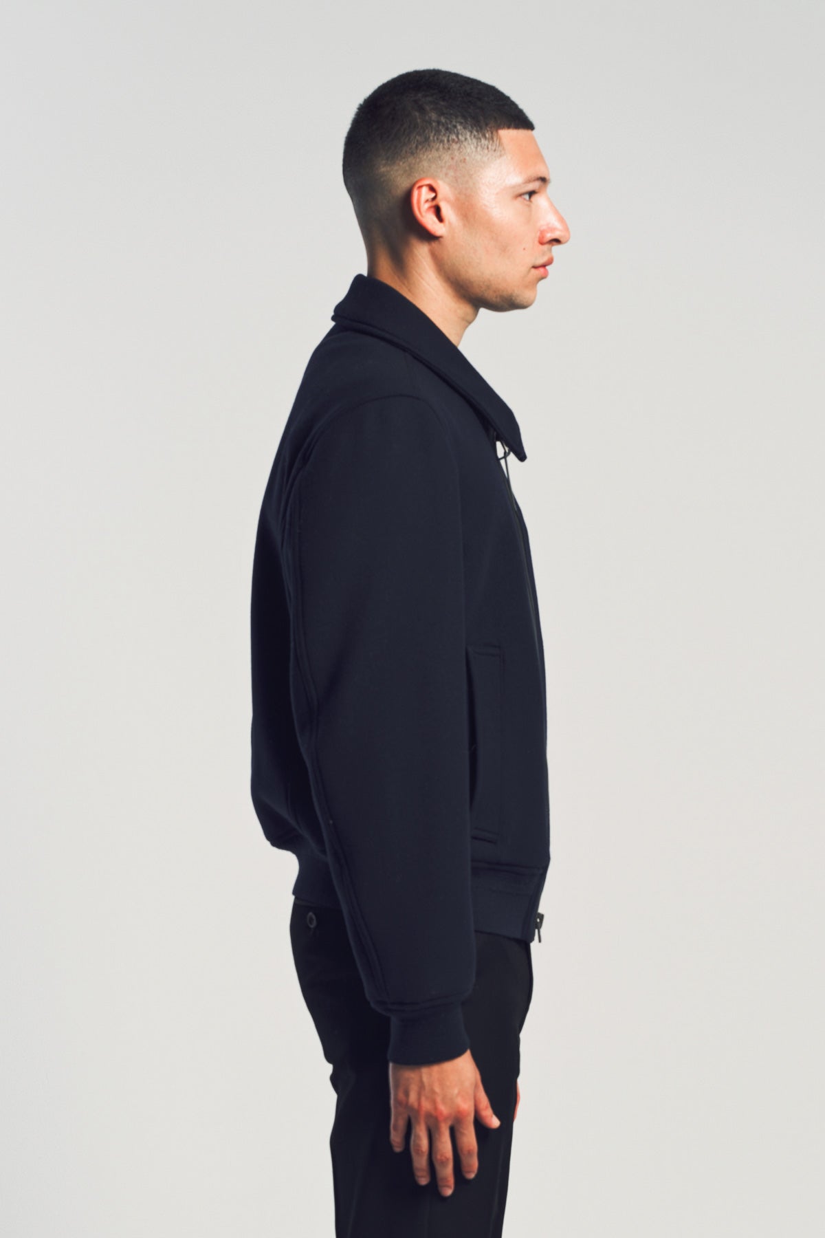 TOM FORD | DOUBLE FACE TWILL COLLAR BLOUSON