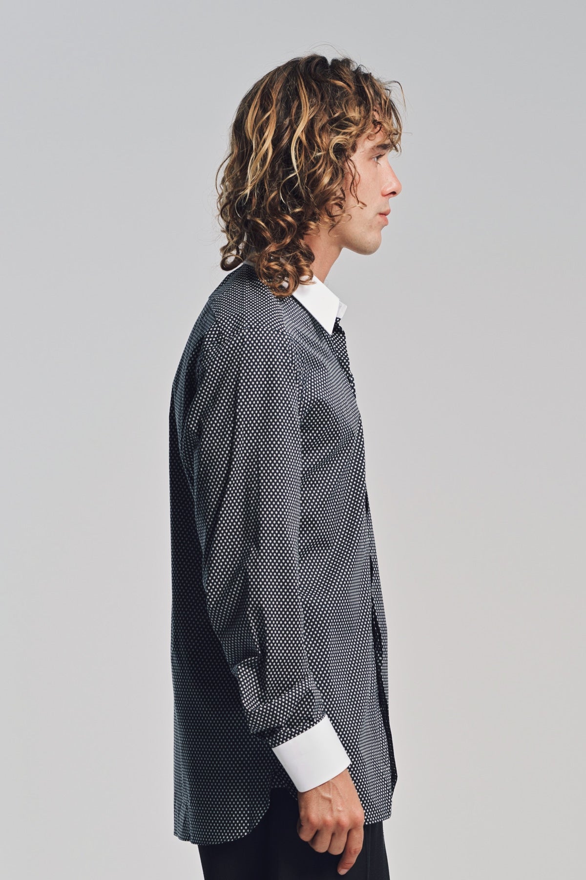 TOM FORD | DIAMOND PRINT COTTON CLASSIC FIT SHIRT