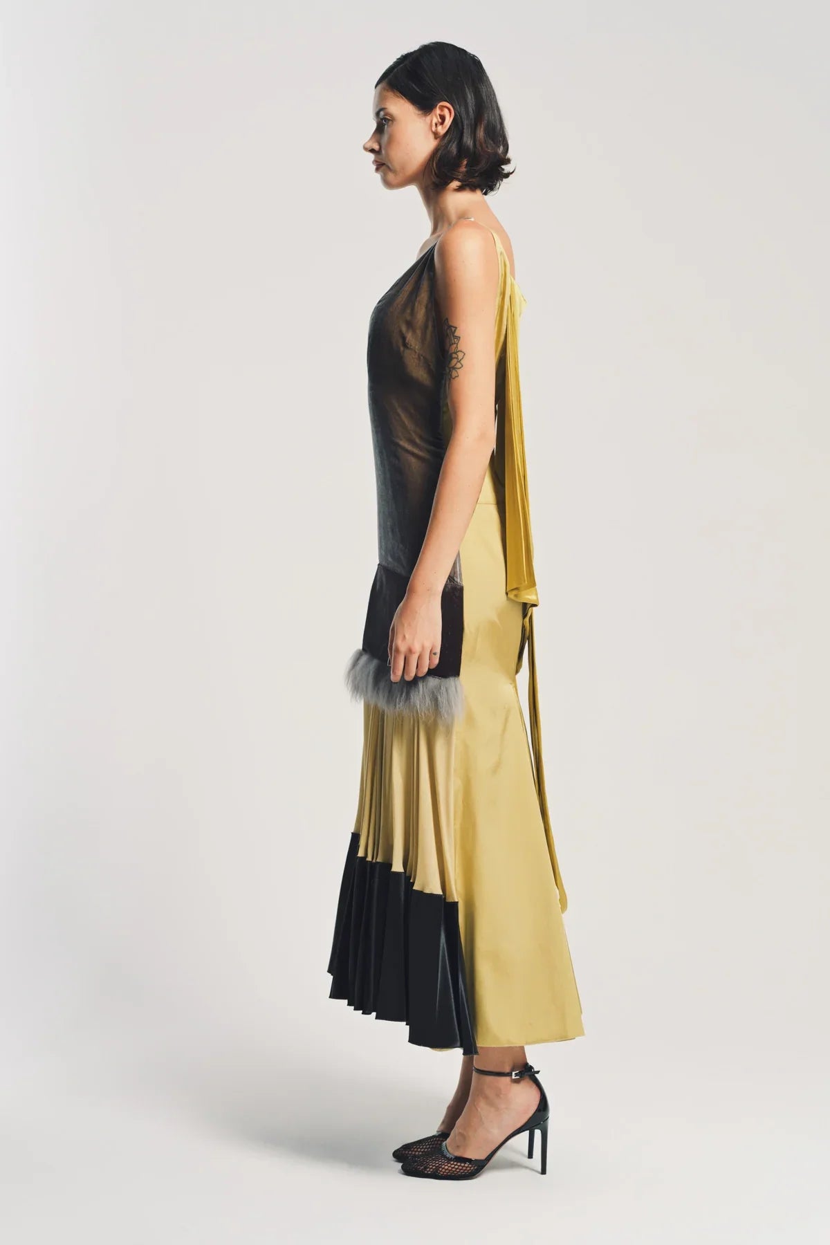 MARNI | VELVET LAYERED DRESS