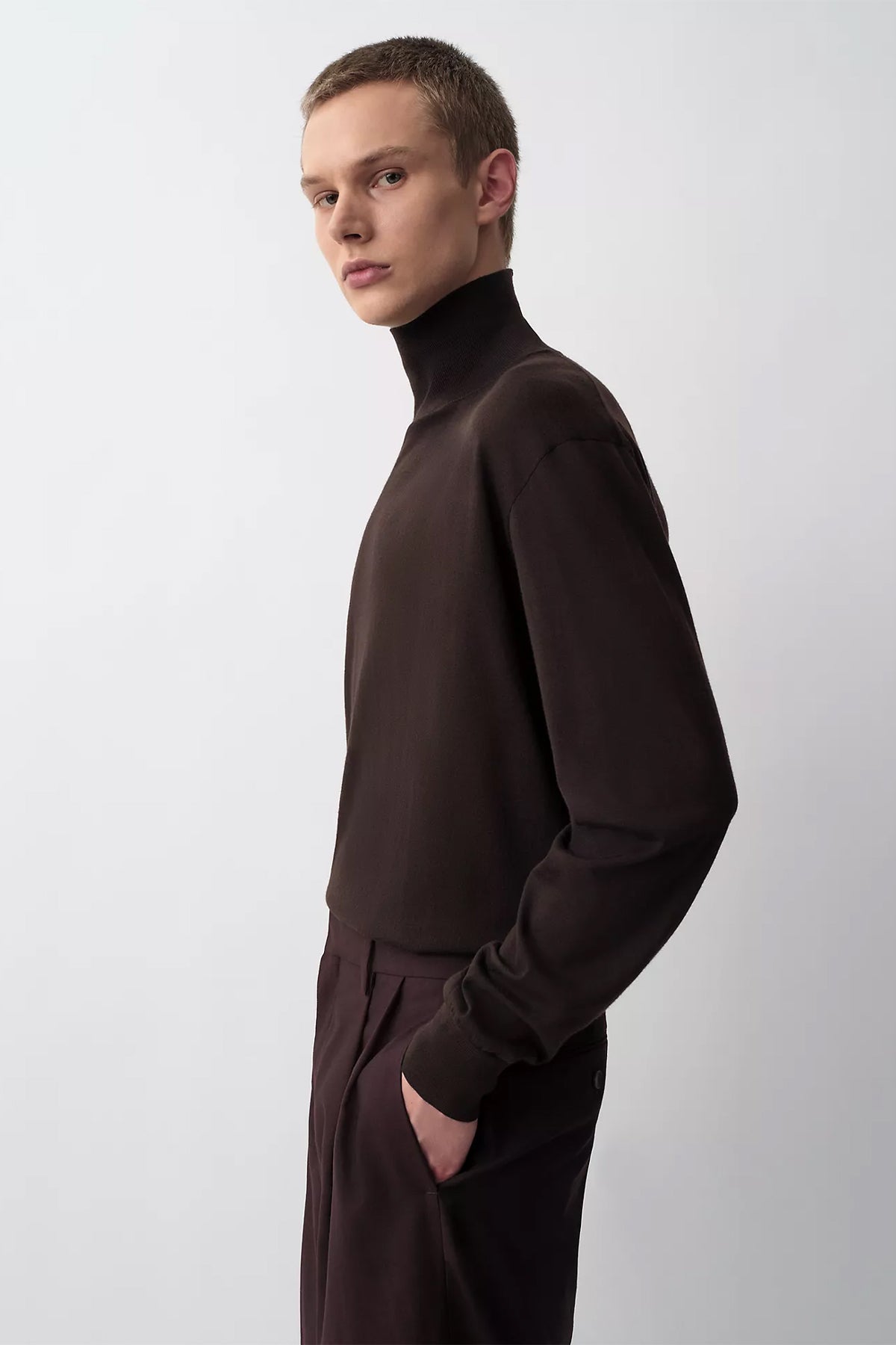 CALVIN KLEIN | ASH TURTLENECK SWEATER