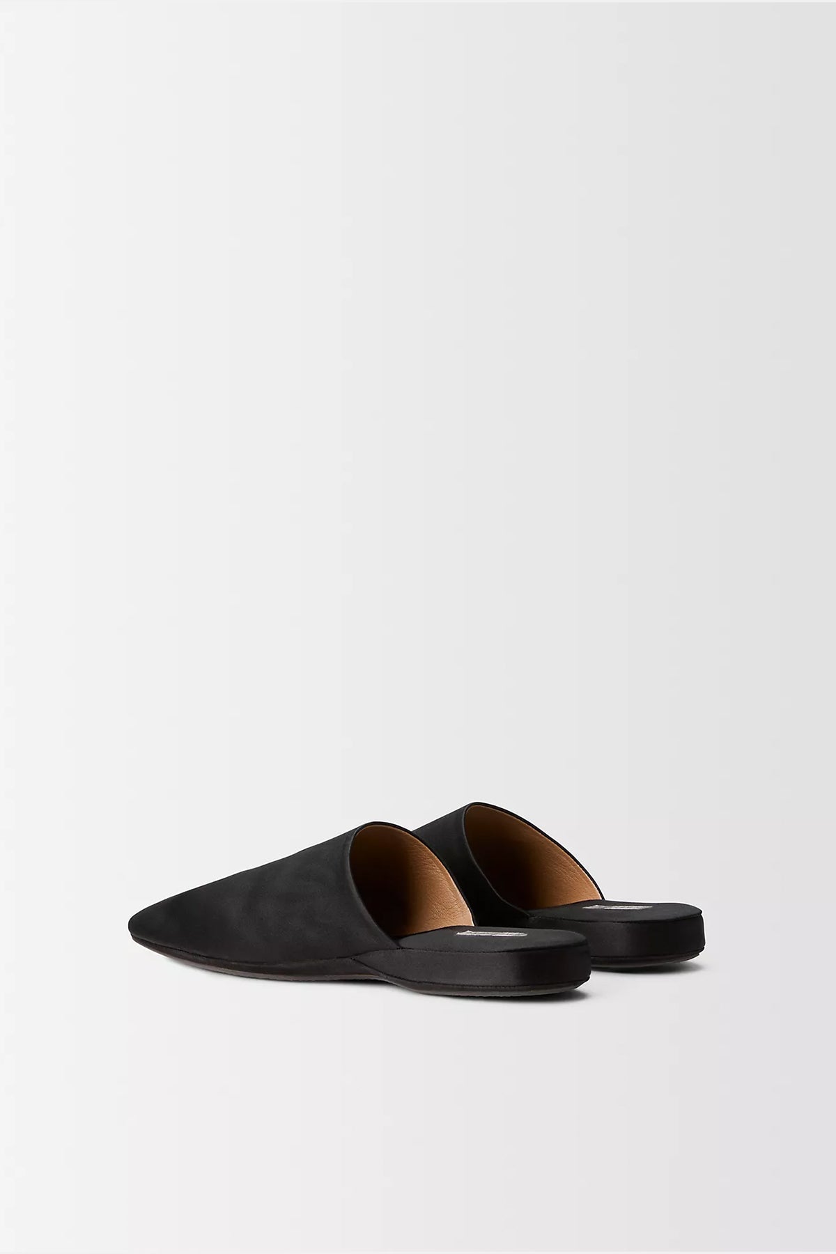 CALVIN KLEIN | HUGH SILK SATIN SLIPPERS
