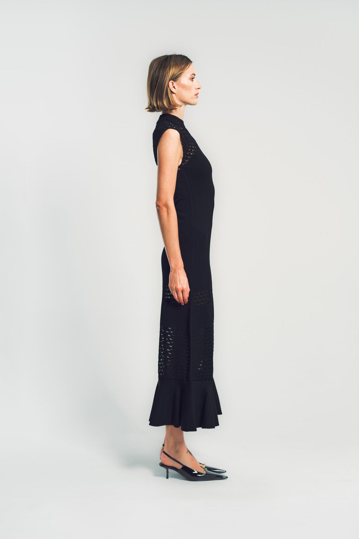 LANVIN | LACE DETAIL DRESS