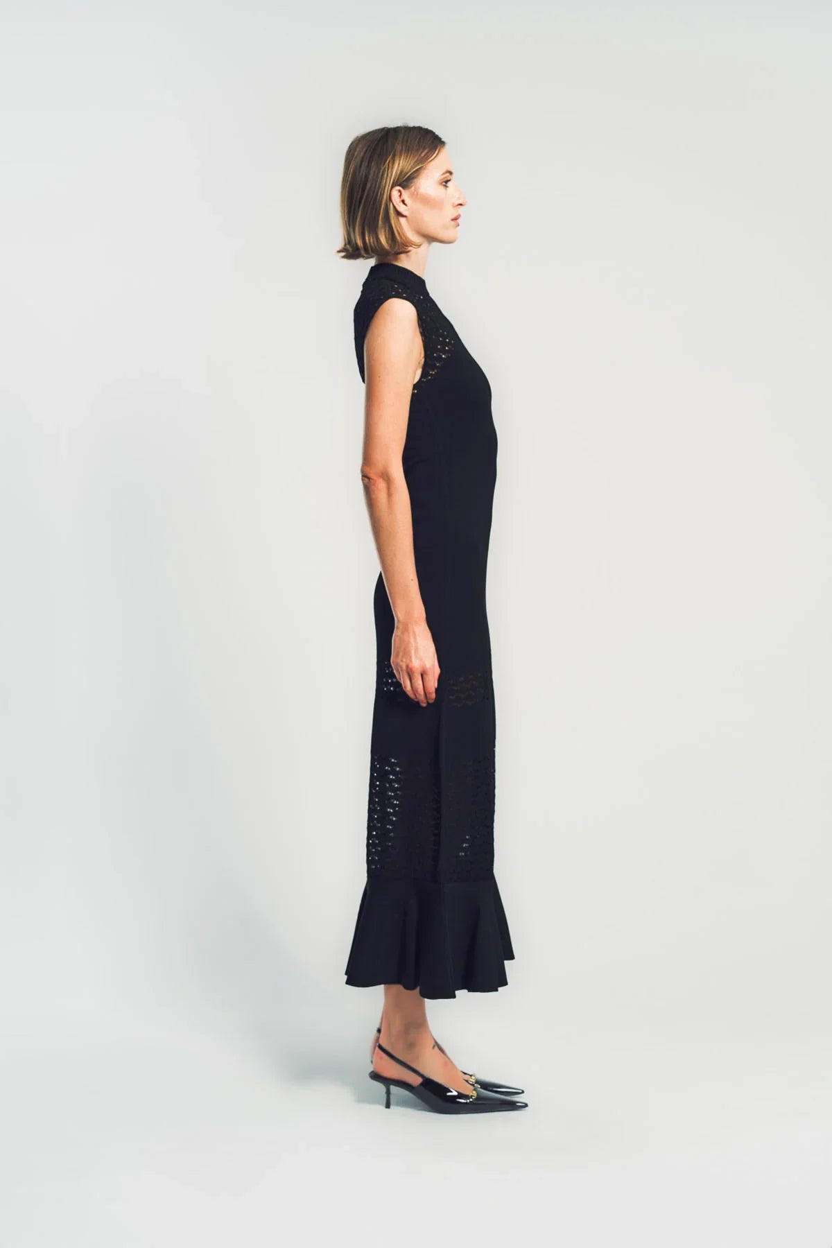 LANVIN | LACE DETAIL DRESS