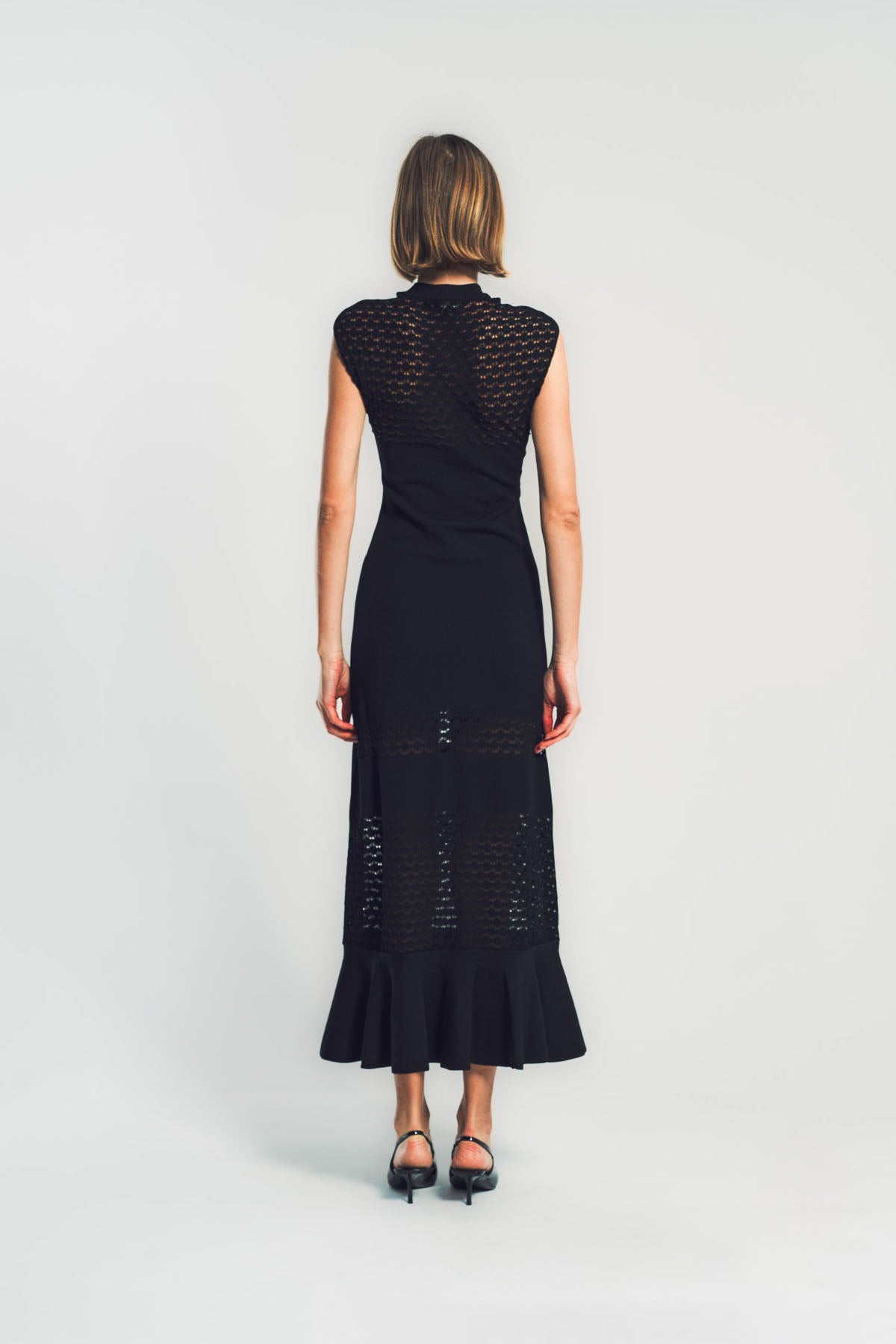LANVIN | LACE DETAIL DRESS
