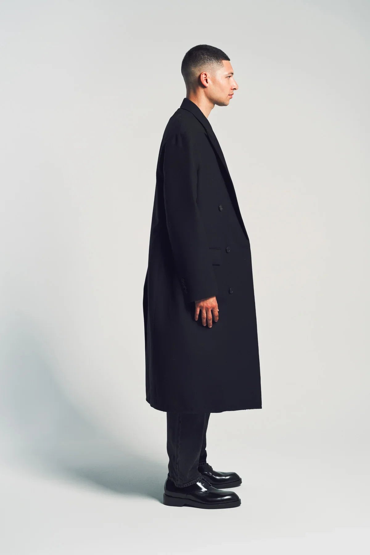 LANVIN | SATIN LAPEL COAT