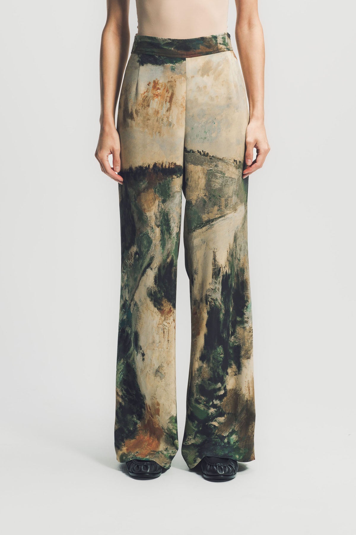 LIBERTINE | ‘MODERNIST LANDSCAPE’ SLIM AARONS PANTS