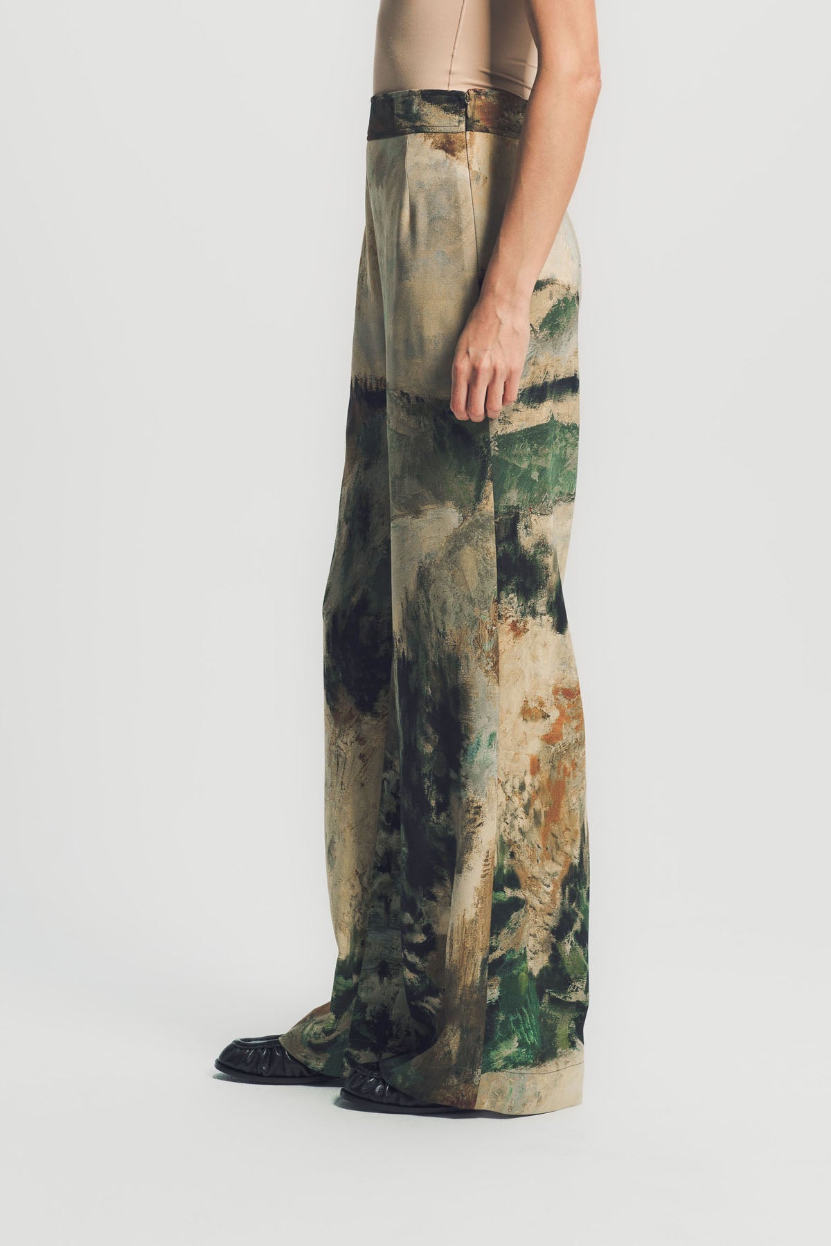 LIBERTINE | ‘MODERNIST LANDSCAPE’ SLIM AARONS PANTS