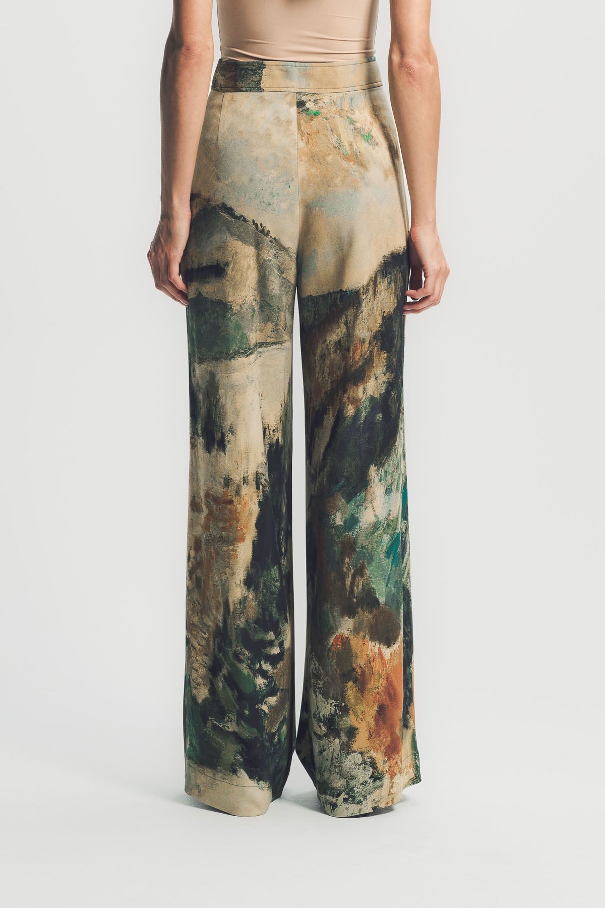 LIBERTINE | ‘MODERNIST LANDSCAPE’ SLIM AARONS PANTS