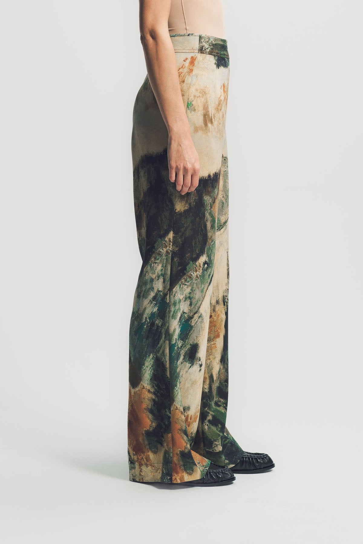 LIBERTINE | ‘MODERNIST LANDSCAPE’ SLIM AARONS PANTS