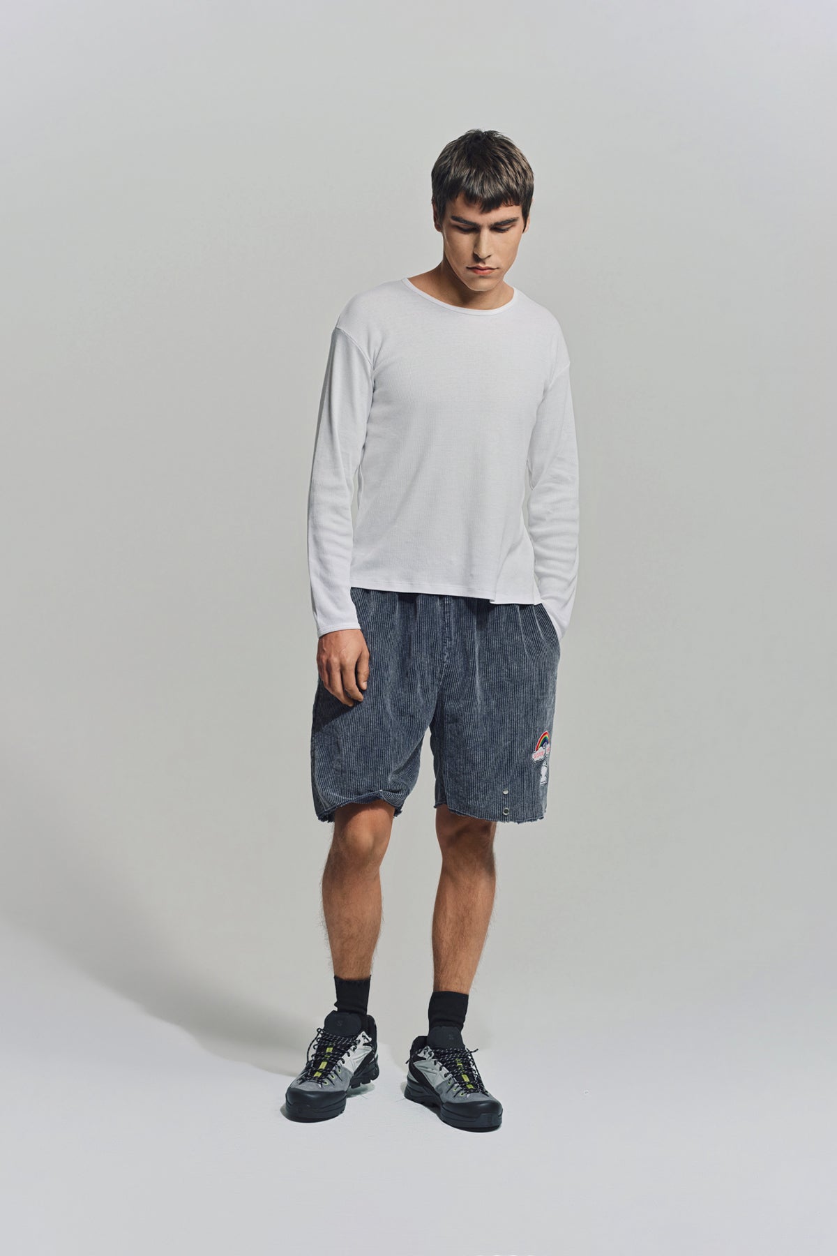 BEVERLY HILLS RECYCLER | LES TIEN CORDUROY SHORTS