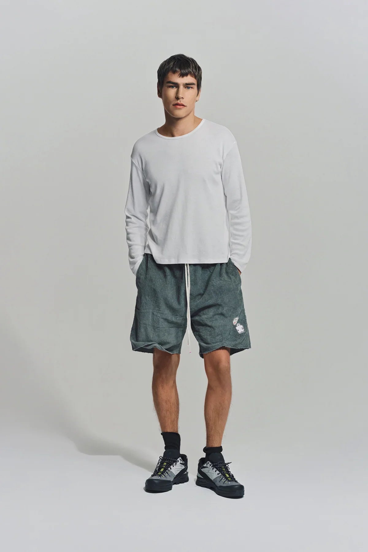 BEVERLY HILLS RECYCLER | LES TIEN CORDUROY SHORTS