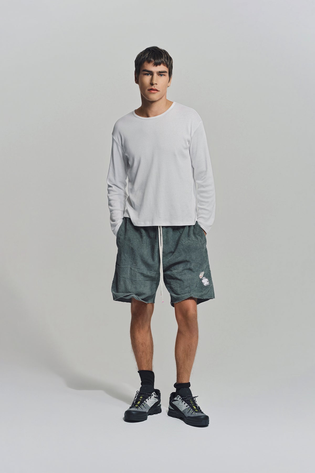 BEVERLY HILLS RECYCLER | LES TIEN CORDUROY SHORTS