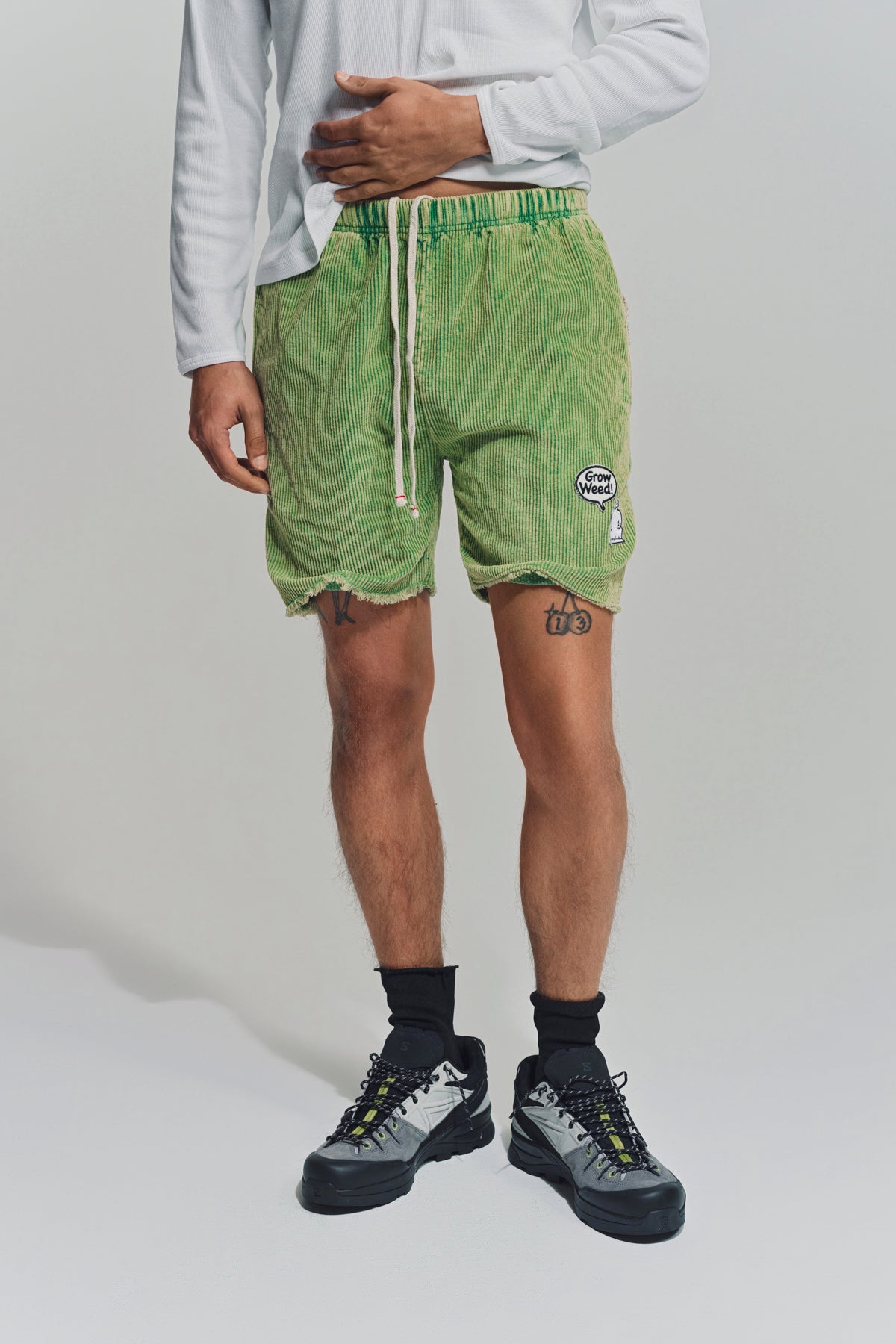 BEVERLY HILLS RECYCLER | LES TIEN CORDUROY SHORTS