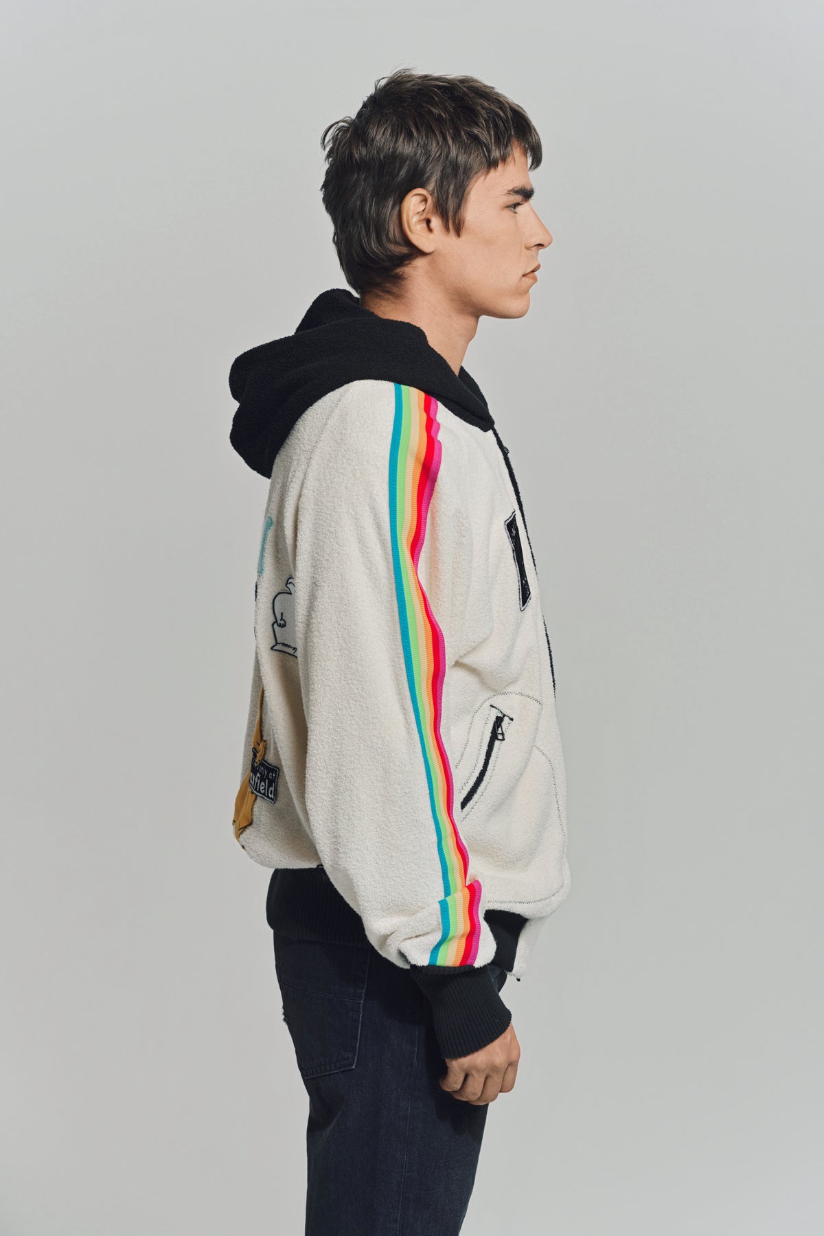 BEVERLY HILLS RECYCLER | PERFECT RIBS HOODIE - MAXFIELD LA