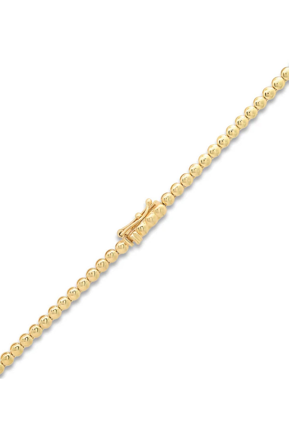 JENNIFER MEYER | MINI BEZEL TENNIS NECKLACE WITH ILLUSION SET DIAMOND ACCENT - MAXFIELD LA